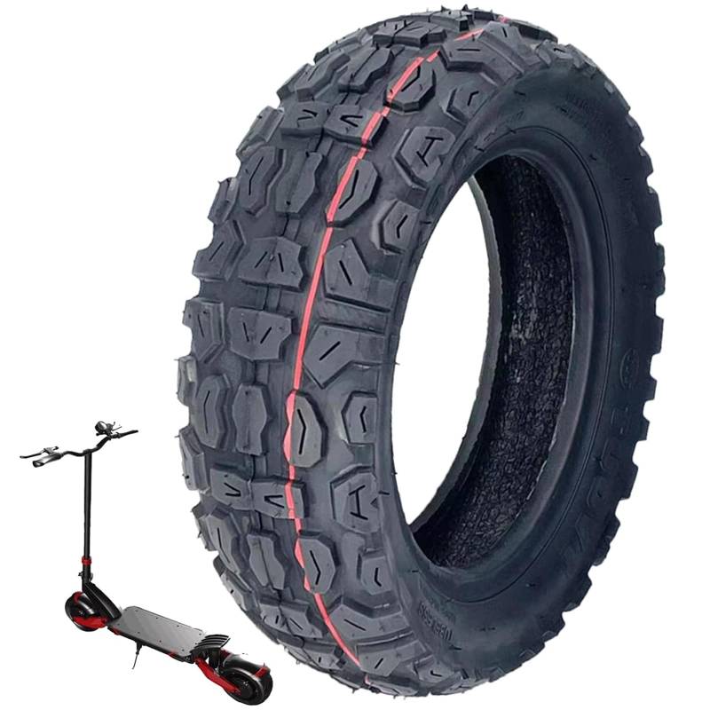 Tmom 10×3 Tubeless-Reifen Schlauchlose Reifen Verdickte Schlauch für KUGOO M4 Pro Scooter und andere 90/65-6.5, 80/65-6, 255 * 80 Roller Ersatzreifen (Reifen) von HYGJ