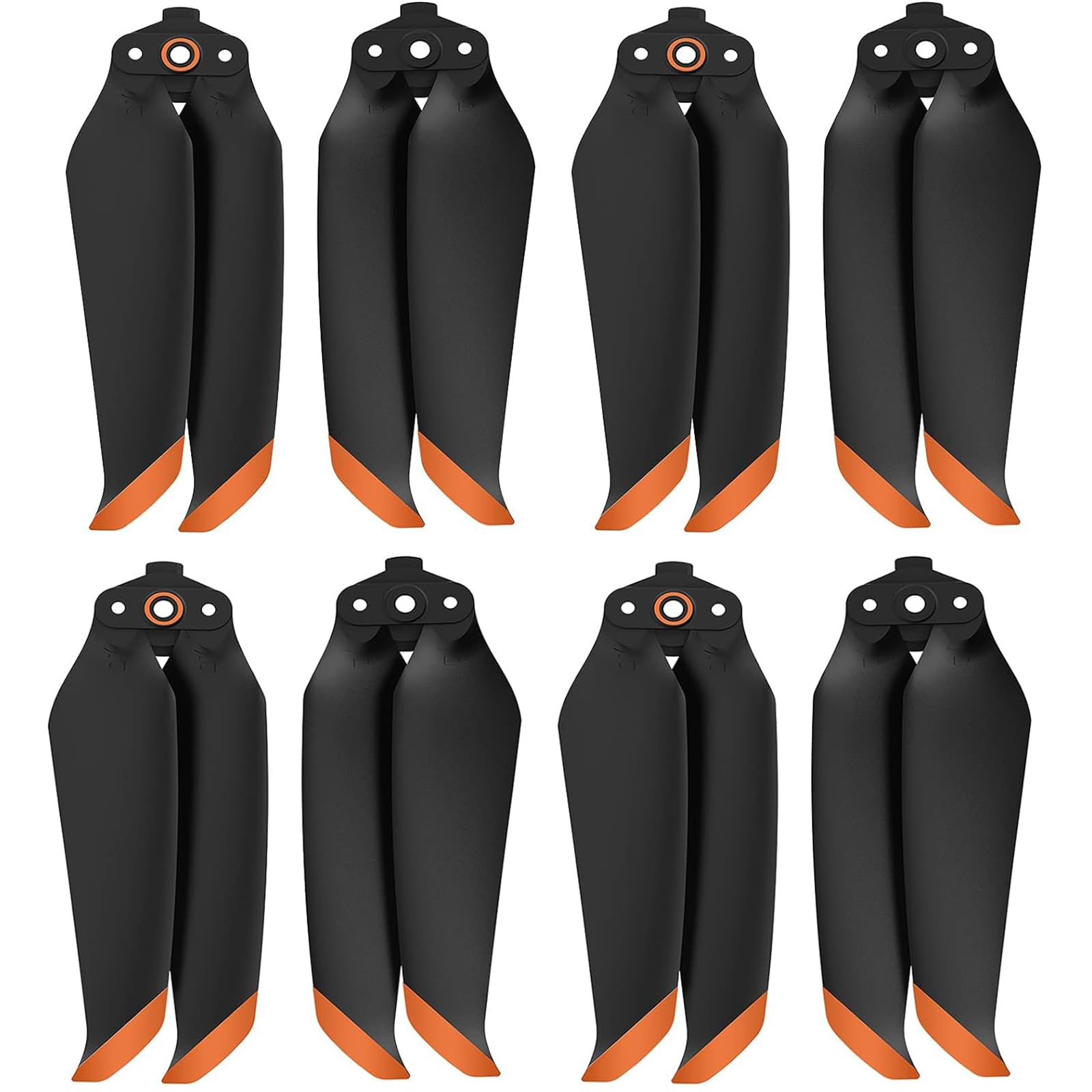 Tmom Air 2S Propeller Geräuscharme Propeller Faltbar 7238F Propeller für DJI Mavic Air 2/Air 2S Drone Zubehör (Orange 8pcs) von HYGJ