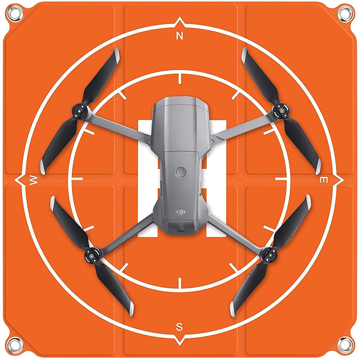 Tmom Drohnen Landeplatz Landing Pad 50CM/19,7" Fast-Fold Wasserdichte Landematte 420G Windabweisende Landeplattform Dronepad für DJI Mini 2/ Mavic Mini/ Air 2S/ FPV/ Mini SE/ Mavic Air 2/ Mavic 2 von HYGJ