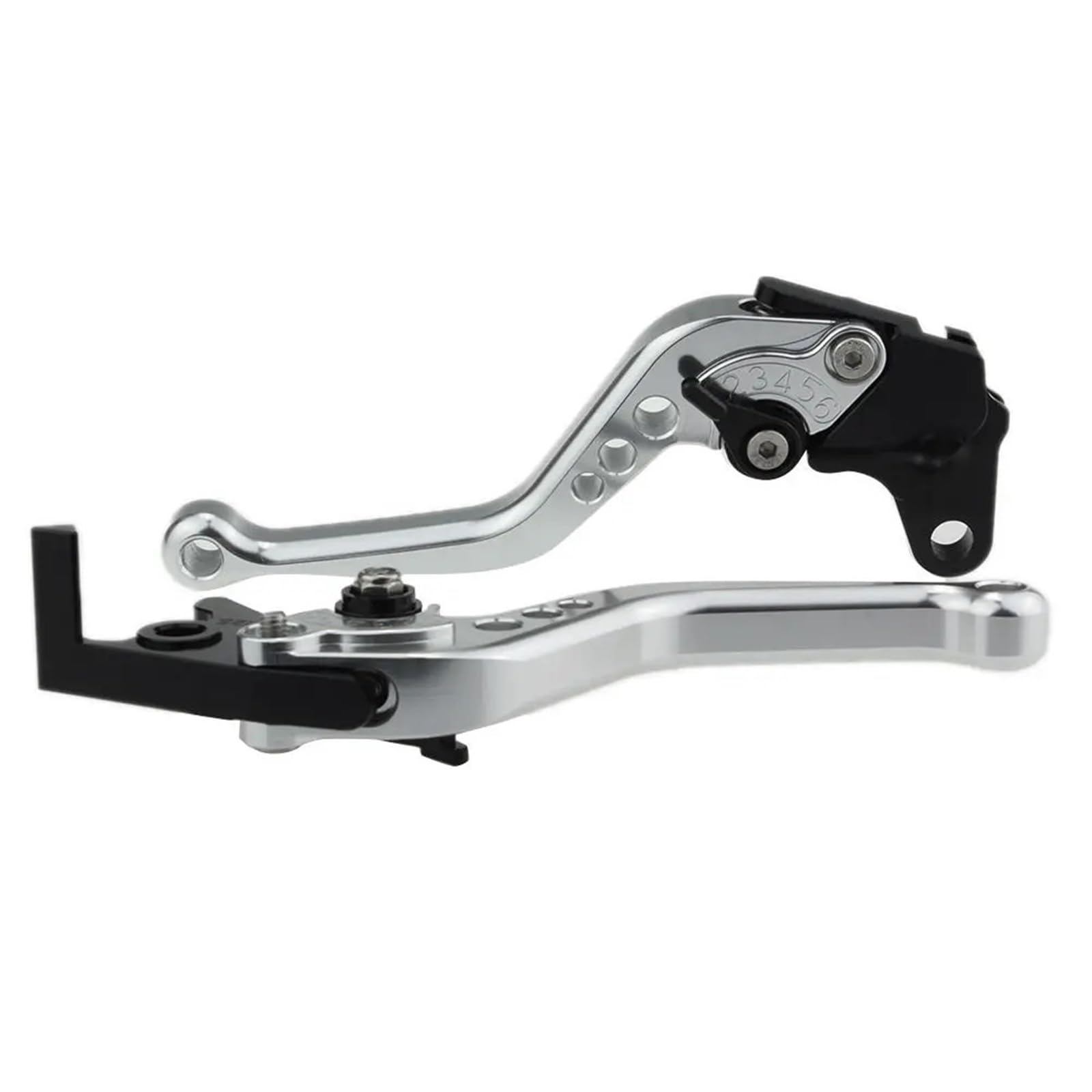 HYPERICIN Motorrad-Brems Kupplung Hebel Für Kawasaki Für ZX7RR 1989-2003 Motorrad Kupplung Bremshebel Aluminium Einstellbare Griff Zubehör Hebel Griffe Bremshebel für Motorrad(Short-2) von HYPERICIN