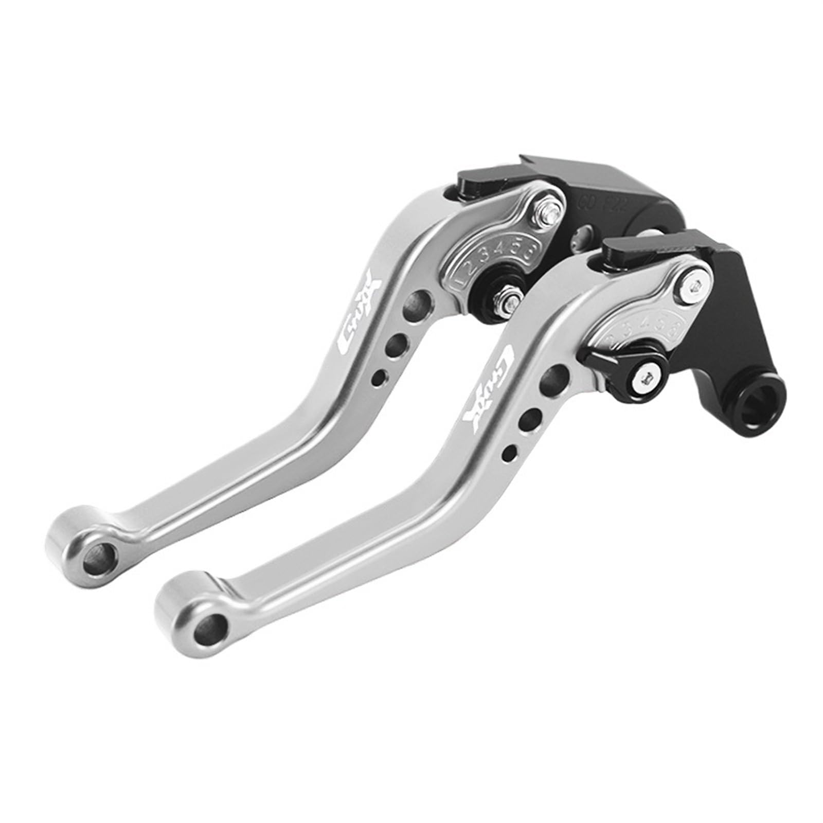 HYPERICIN Motorrad Kupplung Bremshebel Kurze Motorrad CNC Aluminium Lenkergriffe Einstellbare Kurze Bremse Kupplung Hebel Zubehör Für C400GT C400X 2018-2024 Kupplungs-Bremshebel(for C400X-05) von HYPERICIN