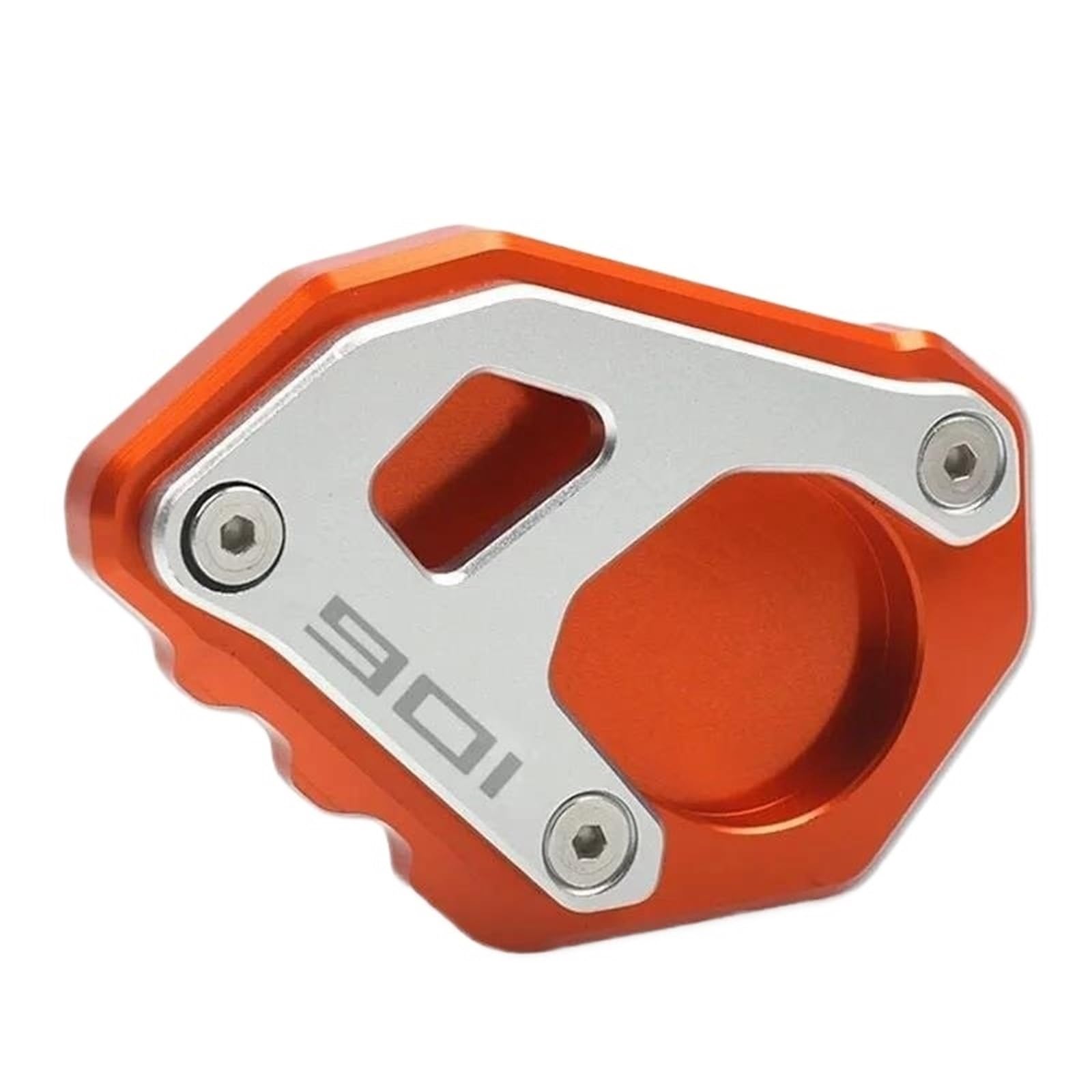 HYPERICIN Motorrad Seitenständer Unterlage Motorrad CNC Kickstand Fuß Seitenständer Verlängerung Pad Stützplatte Vergrößern Ständer Für Norden 901 21-22 Vergrößern Plattenpolster(2) von HYPERICIN