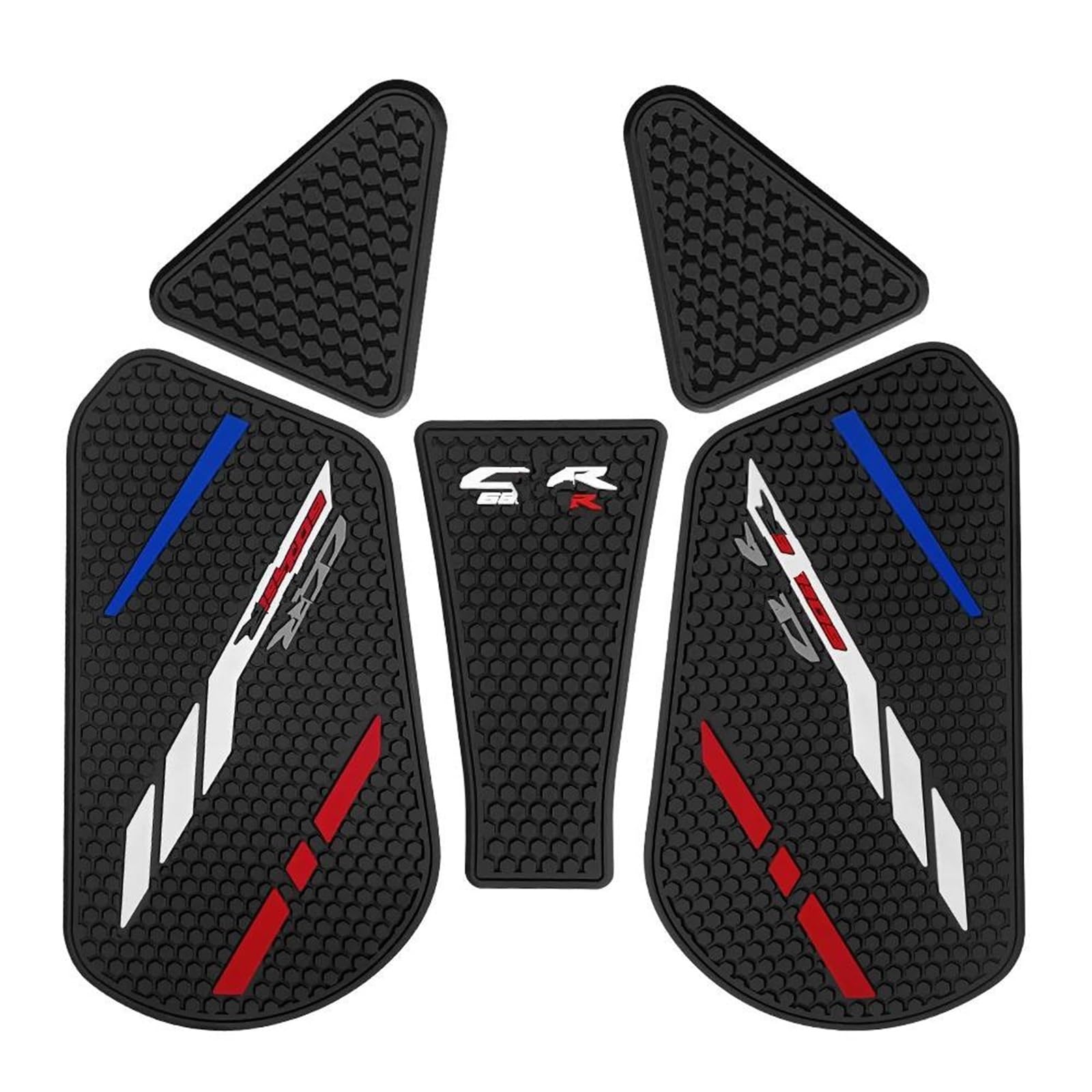 HYPERICIN Motorrad Tankdeckel Pad Abdeckung Aufkleber Für CBR600 RR Tank Pad 2020-2023 Motorrad Zubehör Kraftstoff Tank Pad Non-Slip Seite Kraftstoff Tank Pad Knie Pad Grip Pad Tankaufkleber von HYPERICIN