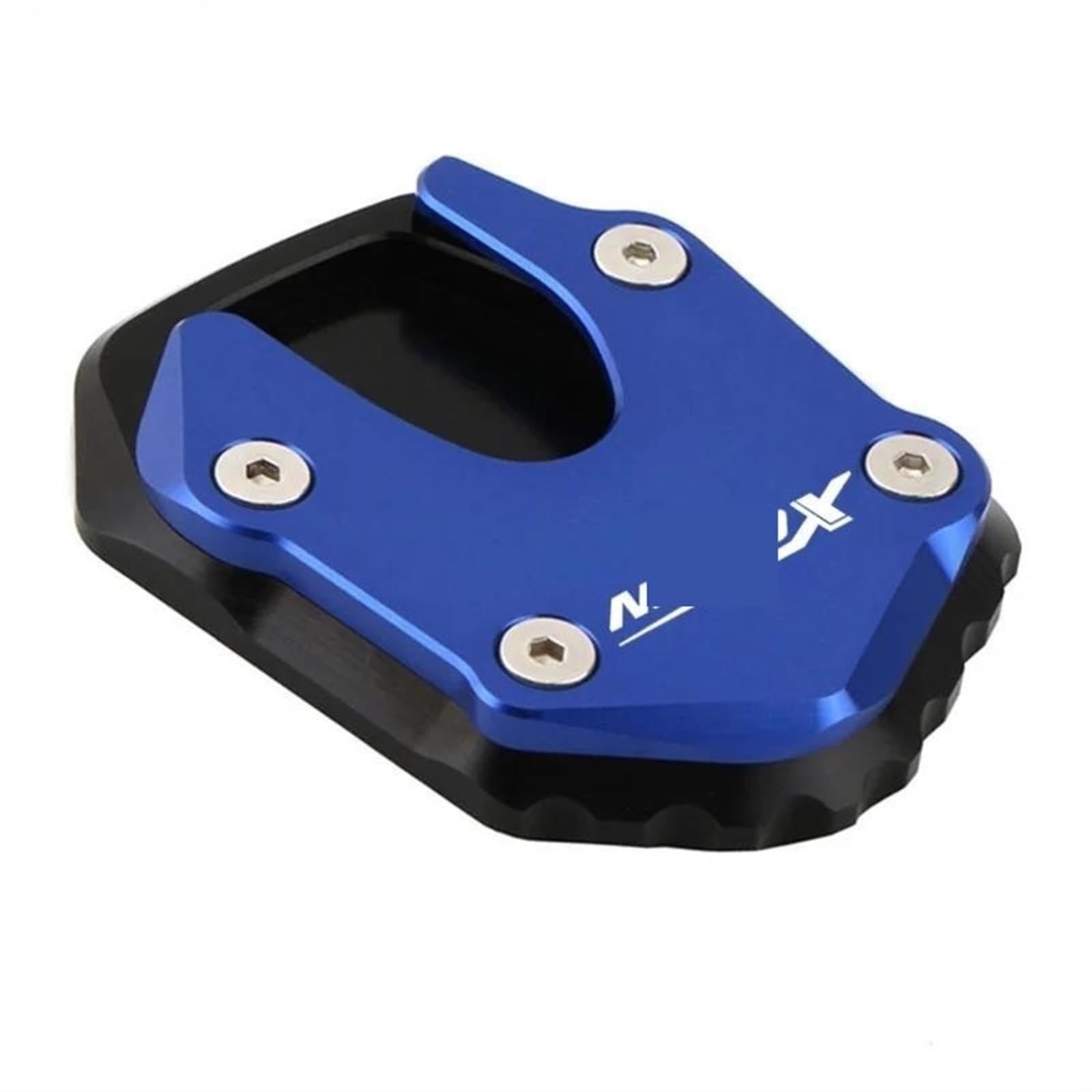 HYPERICIN Ständer Pad Platten Für NC750X 2021-2024 Motorrad CNC Kickstand Vergrößern Verlängerungspad Fuß Seitenständer Vergrößern Verlängerungsplatte Motorrad Ständerplatte(2) von HYPERICIN