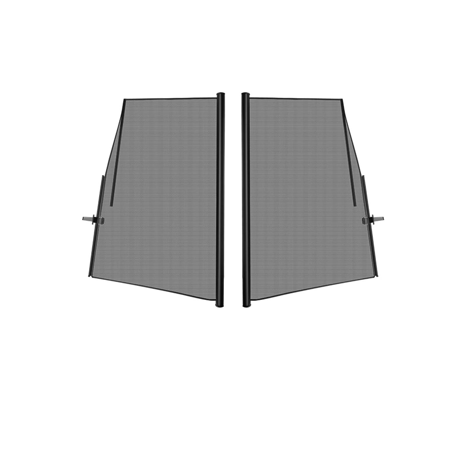 Auto Sichtschutz Fenster Auto Seitenfenster Sonnenschutz Sonnenblende Windschutzscheibe Sichtschutz Fensterschutz Bildschirm Für Tesla Für Modell 3 Y Zubehör Sonnenblende(Rear B 2 Piece) von HYQHYX