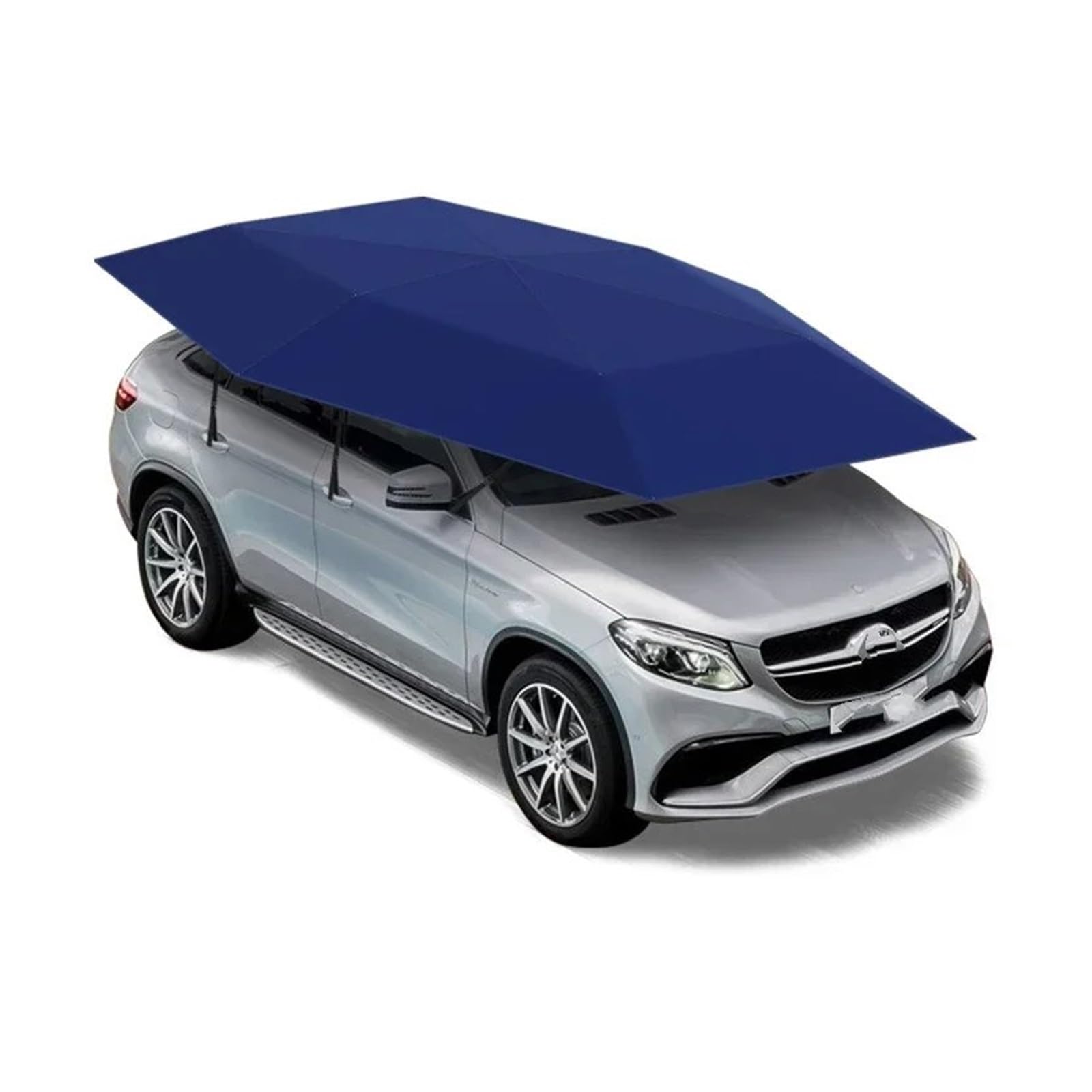 Auto Sichtschutz Fenster Auto-Sonnenschirm, 4,8 M/4,2 M, Automatischer Auto-Sonnenschutz, Mobiles Auto-Überdachung, Schutz Vor Hagel Und Herabfallenden Gegenständen Sonnenblende(Dark Blue 4.2M) von HYQHYX