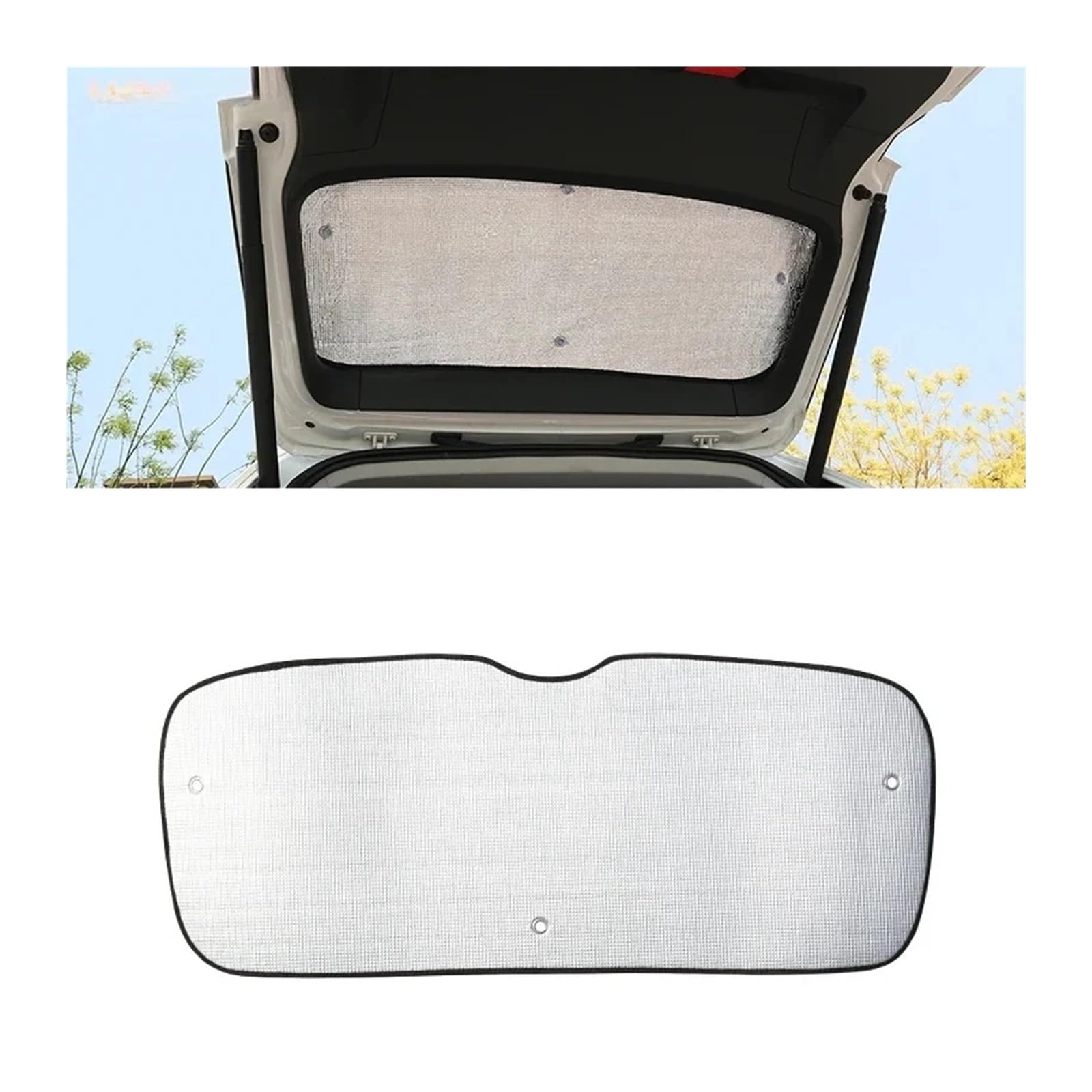 Auto Sichtschutz Fenster Für BYD Für Seal 2023 2024 Sonnenschirme UV-Schutz Vorhang Sonnenschutz Visier Frontscheibenschutz Autozubehör Sonnenblende(Rear 1piece) von HYQHYX