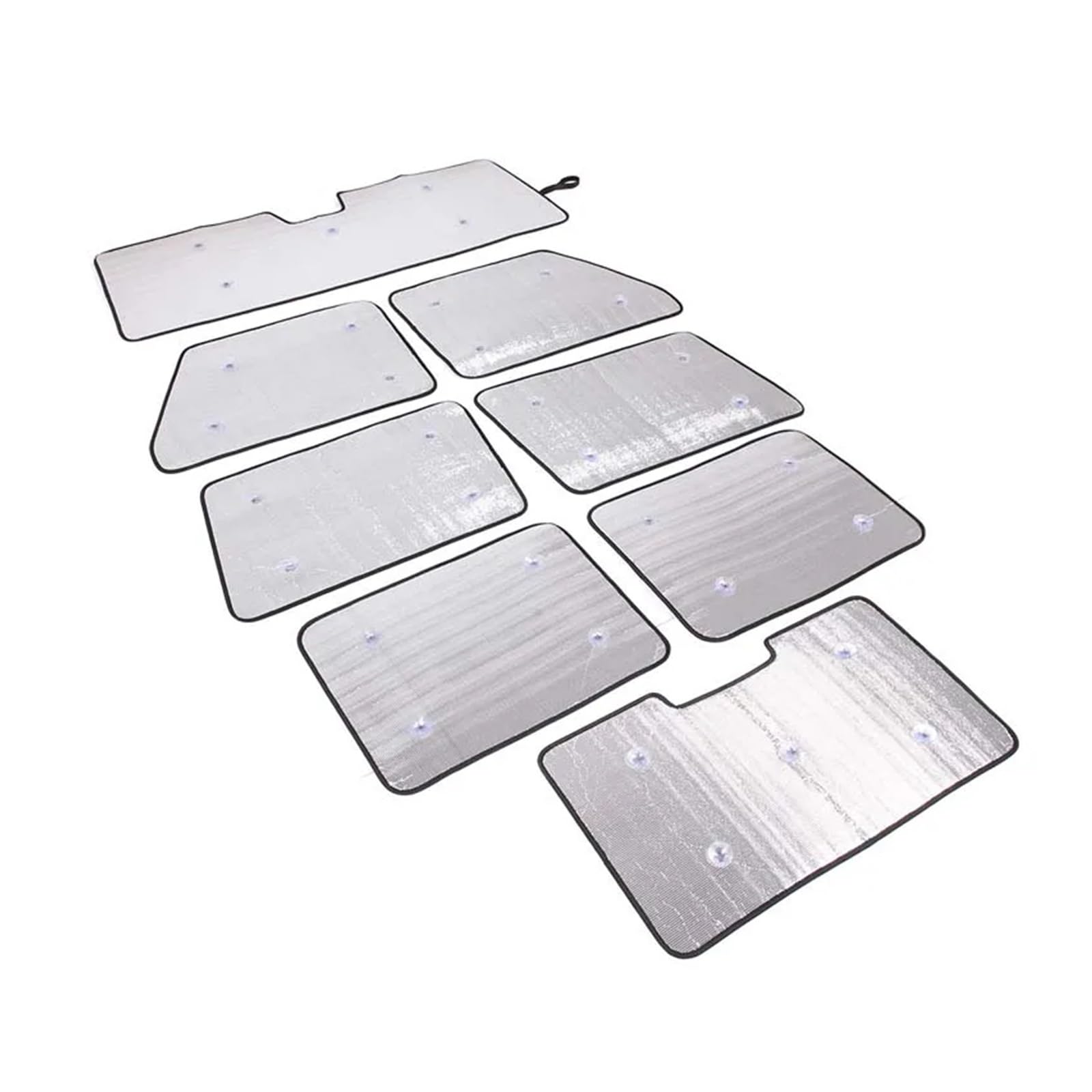 Auto Sichtschutz Fenster Für Für Benz G Klasse W463 2004 2015 2016 2017-2018 Aluminium Folie Auto Front Windschutzscheibe Thermische Vorhang Schattierung Sonnencreme Sonnenblende(8 Piece) von HYQHYX