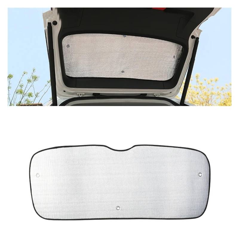 Auto Sichtschutz Fenster Für GAC Für Aion Y Plus Auto-Sonnenschutz UV-Schutzvorhang Sonnenschutzvisier Windschutzscheibenabdeckung Schutz Der Privatsphäre Zubehör Sonnenblende(Rear 1piece) von HYQHYX