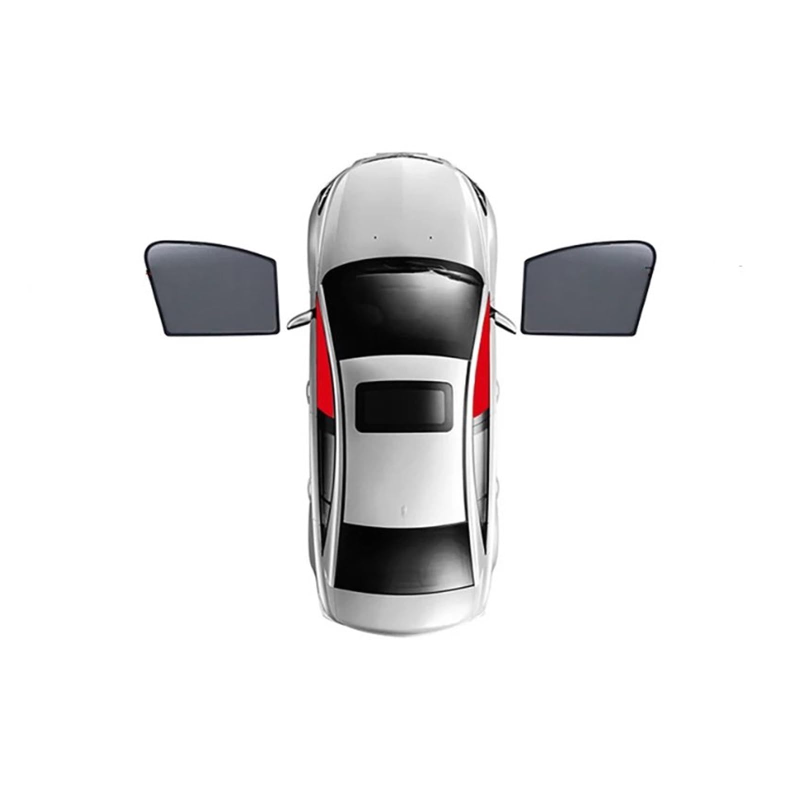 Auto Sichtschutz Fenster Für Hyundai Für KONA Für Kauai Für Encino OS 2018 2019 2020 2021-2022 Magnetischer Autosonnenschutz Sonnenblende(2 Piece Front Windows) von HYQHYX