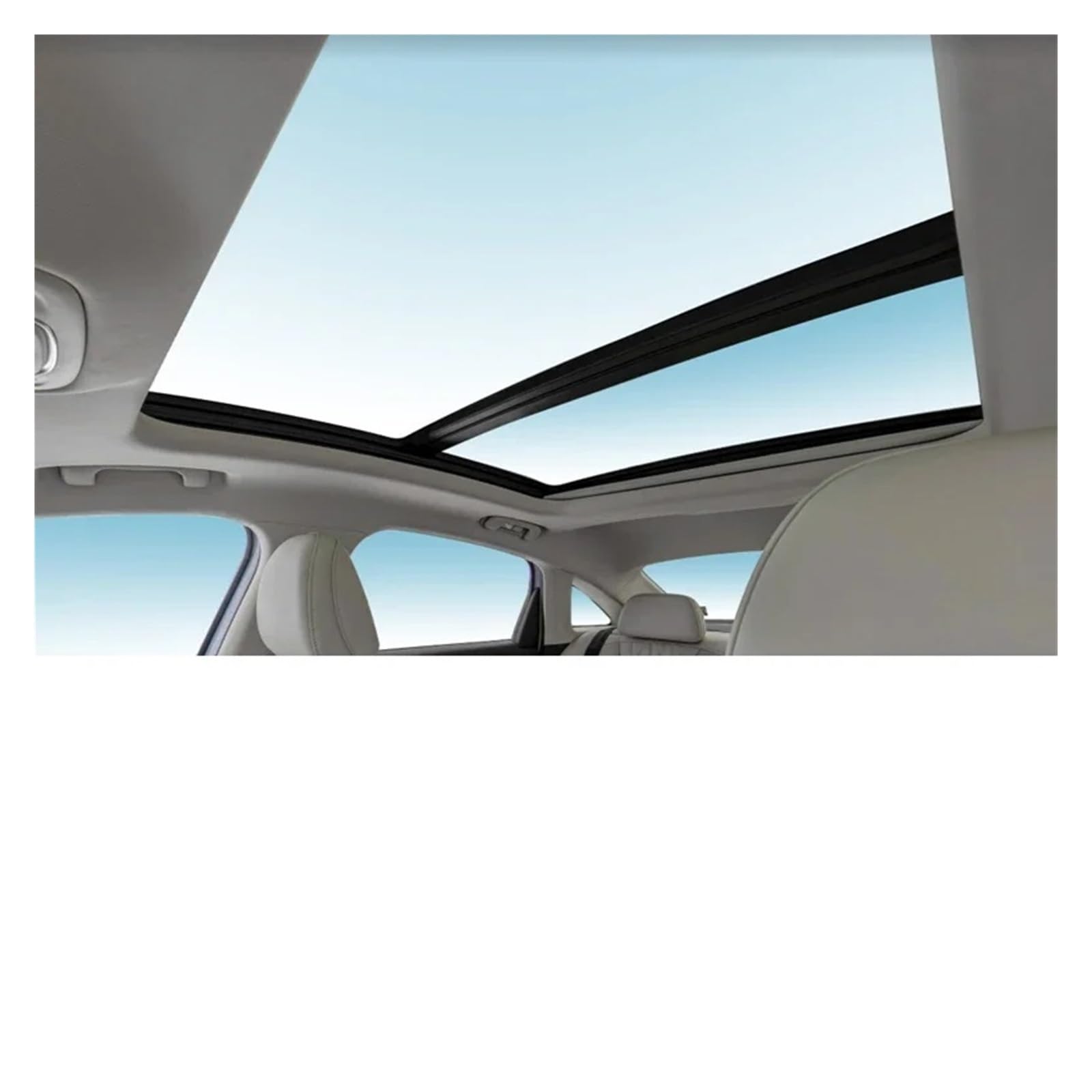 Auto Sichtschutz Fenster Für Roewe Für MG D7 2023 2024 2025 Auto Panoramadach Hitzeschild Fenster Sonnenschutz Anti-UV Schiebedach Sonnenschutz Zubehör Sonnenblende(2 Skylight Silver) von HYQHYX