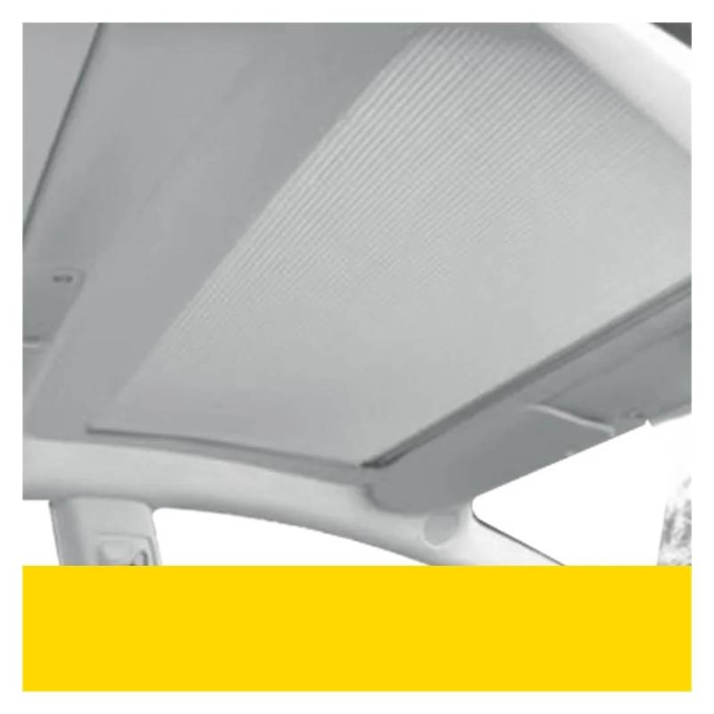 Auto Sichtschutz Fenster Für Tesla Für Modell 3 2023 Zubehör Schattennetz Dachfenster Shades Protector Sonnenschirm Auto Sonnenblende Sonnenschutz Sonnenblende(Front Part) von HYQHYX