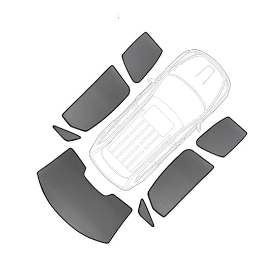 Auto Sichtschutz Fenster Für Volvo Für V60 2ND 2019 2020 2021 2022-2023 2024 Auto Sonnenschirm Magnetische Frontscheibe Rahmen Vorhang Hinten Seite Fenster Sonne Sonnenblende(7 Piece) von HYQHYX