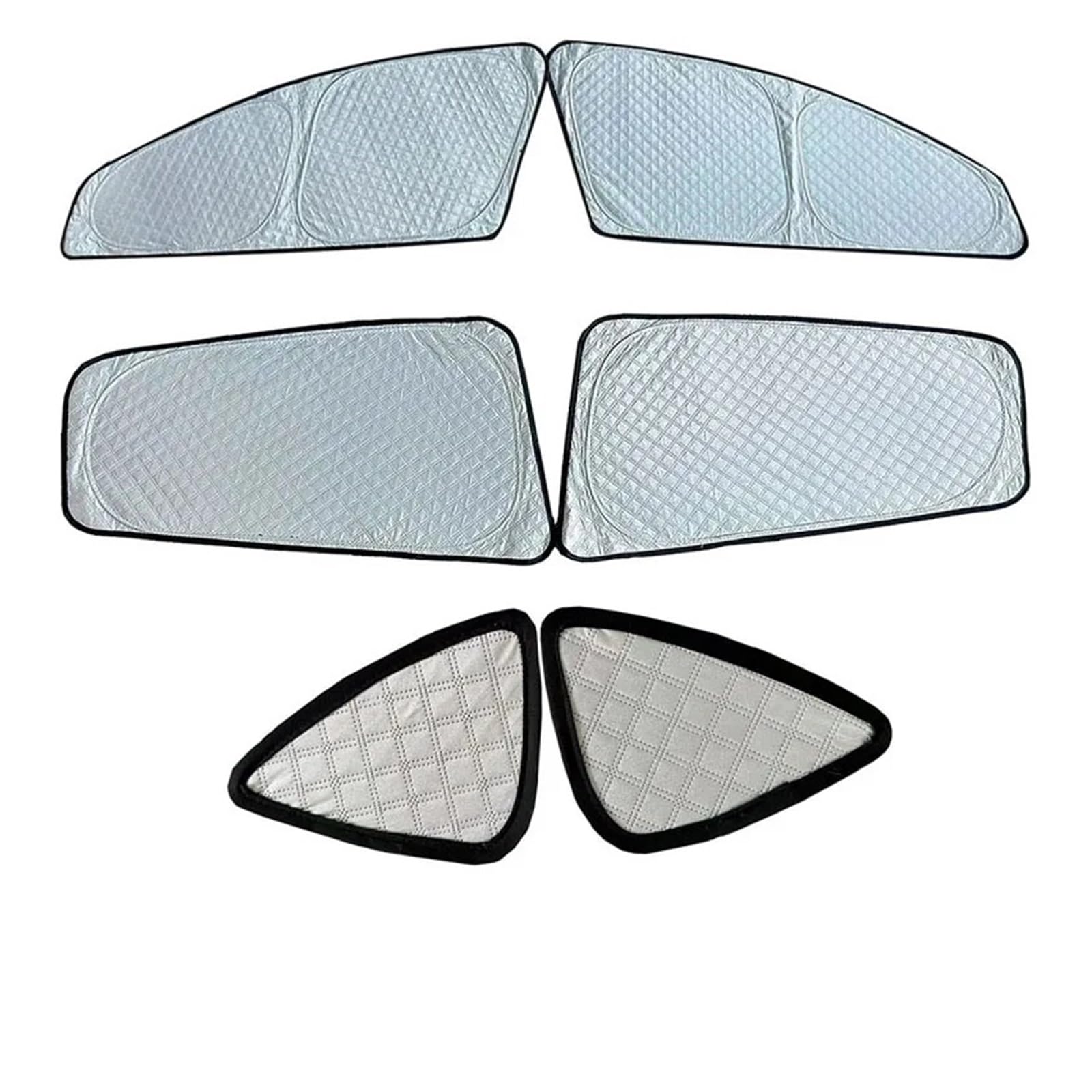 Auto Sichtschutz Fenster Privatsphäre Dicker Sonnenschutz Für Tesla Für Modell 3 YXS Seitenfenster Sonnenschutz Vorne Heckscheibe Dachfenster Rollo UV-blockierende Sonnenblende(A 6p Side Window) von HYQHYX