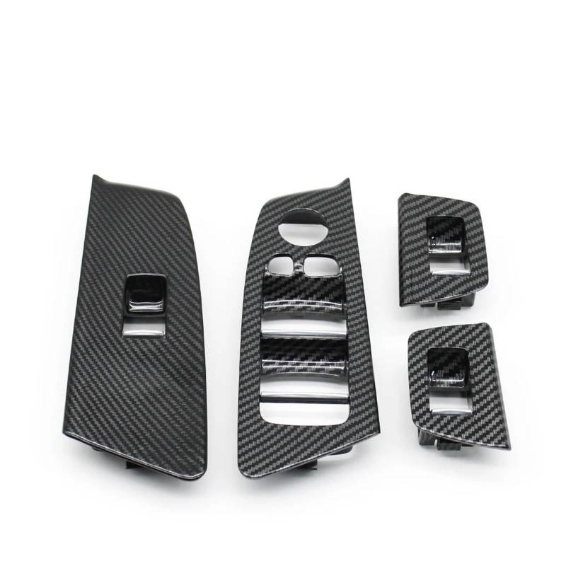 Auto Türgriff Verkleidung Für 5 Series G30 G31 G38 F90 2017 2018 2019 2020 2021 Auto Innentür Carbon Fiber Innen Griff Fenster Schalter Abdeckung Trim Autoinnentürgriffe von HYQHYX