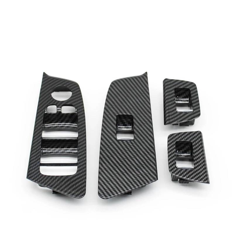 Auto Türgriff Verkleidung Für 5 Series G30 G31 G38 F90 2017 2018 2019 2020 2021 Auto Innentür Carbon Fiber Innen Griff Fenster Schalter Abdeckung Trim Autoinnentürgriffe von HYQHYX