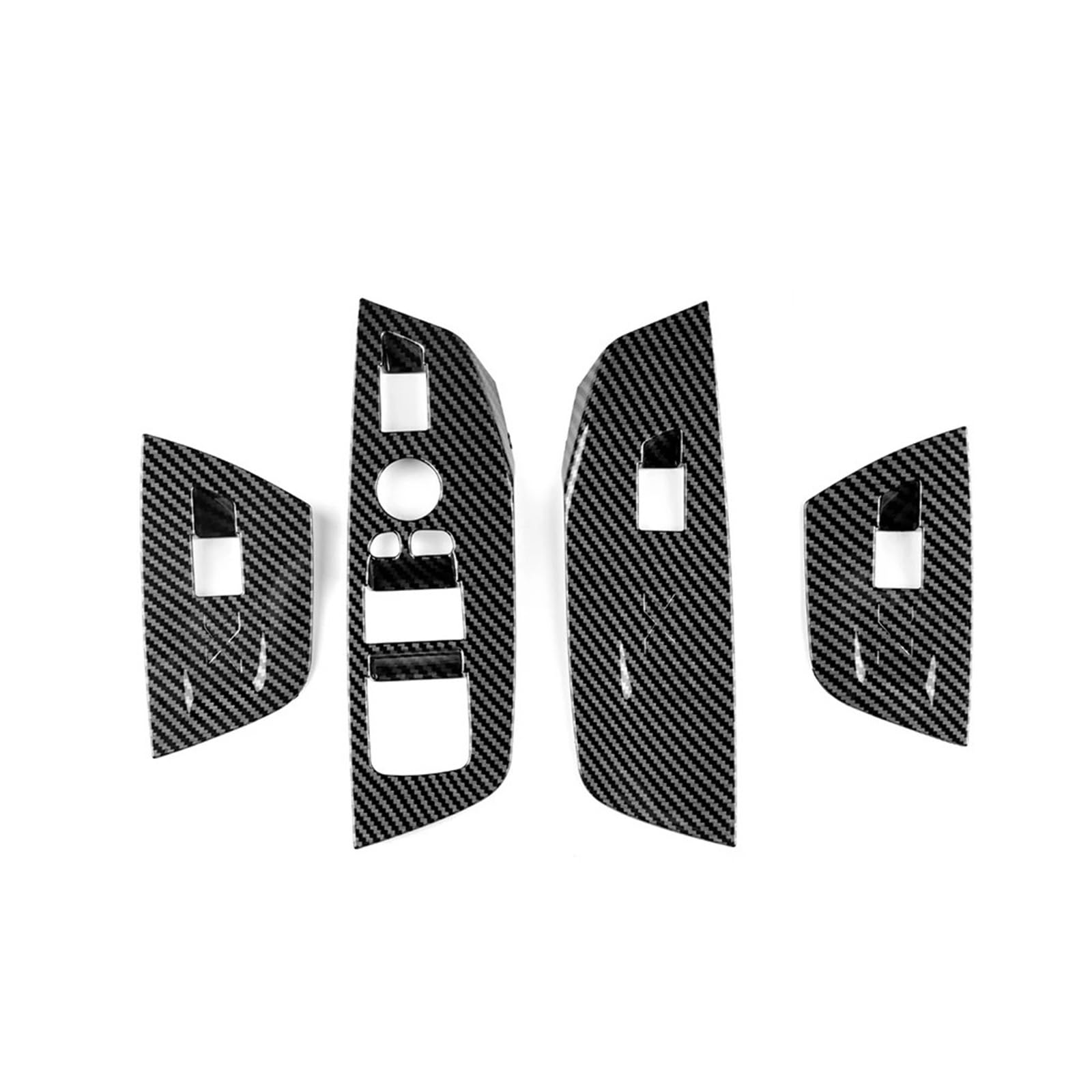 Auto Türgriff Verkleidung Für X3 Für X4 G01 G02 2018-2023 ABS Carbon Fiber Innen Fenster Hebe Schalter Panel Auto Türgriff Pull Trim Abdeckung Autoinnentürgriffe von HYQHYX