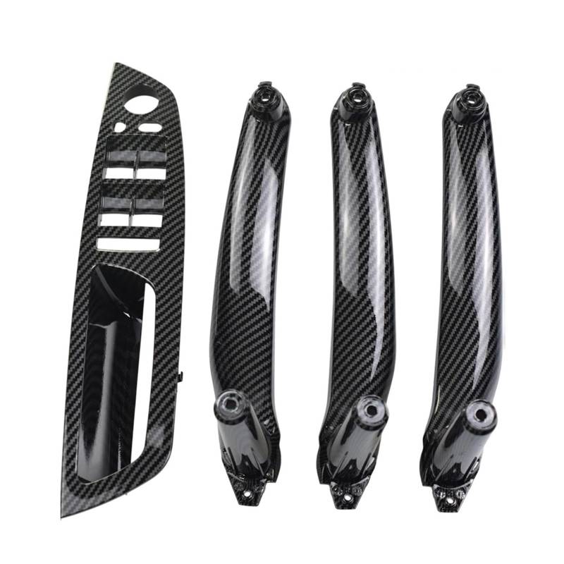 Auto Türgriff Verkleidung Für X5 Für X6 E70 E71 E72 2007 2008 2009 2010 2011 2012 2013 Innentür Carbon Faser Farbe Pull Griff Armlehne Ersatz Autoinnentürgriffe von HYQHYX