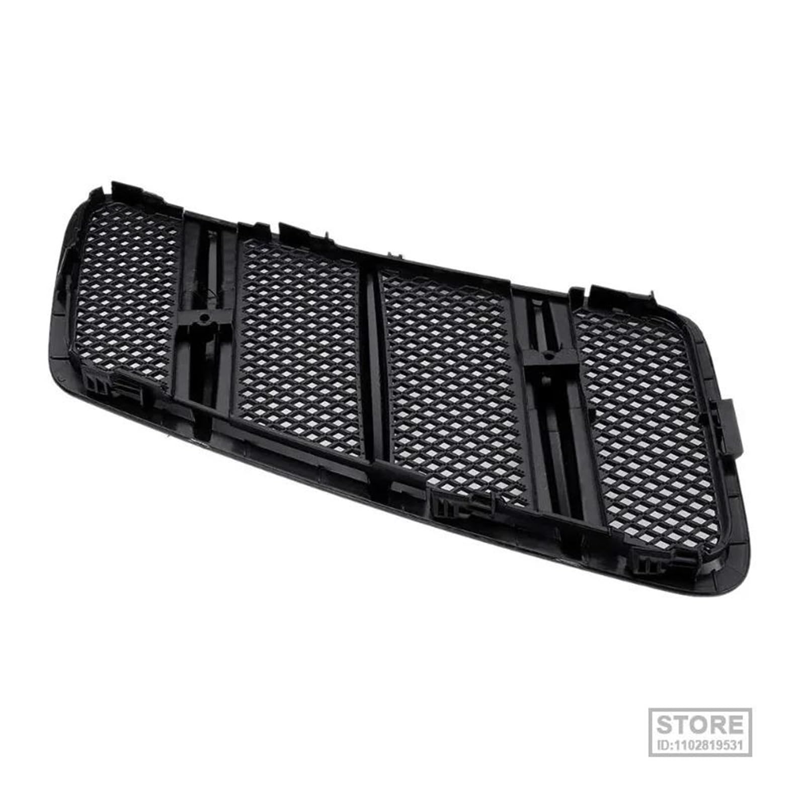 Grill 2 Stücke Auto Front Hood Vent Grille Air Flow Intake Für Benz W166 GL GL350 GL450 GL550 ML ML350 ML550 2012-2015 Nieren Kühlergrill(Schwarz rechts) von HYQHYX