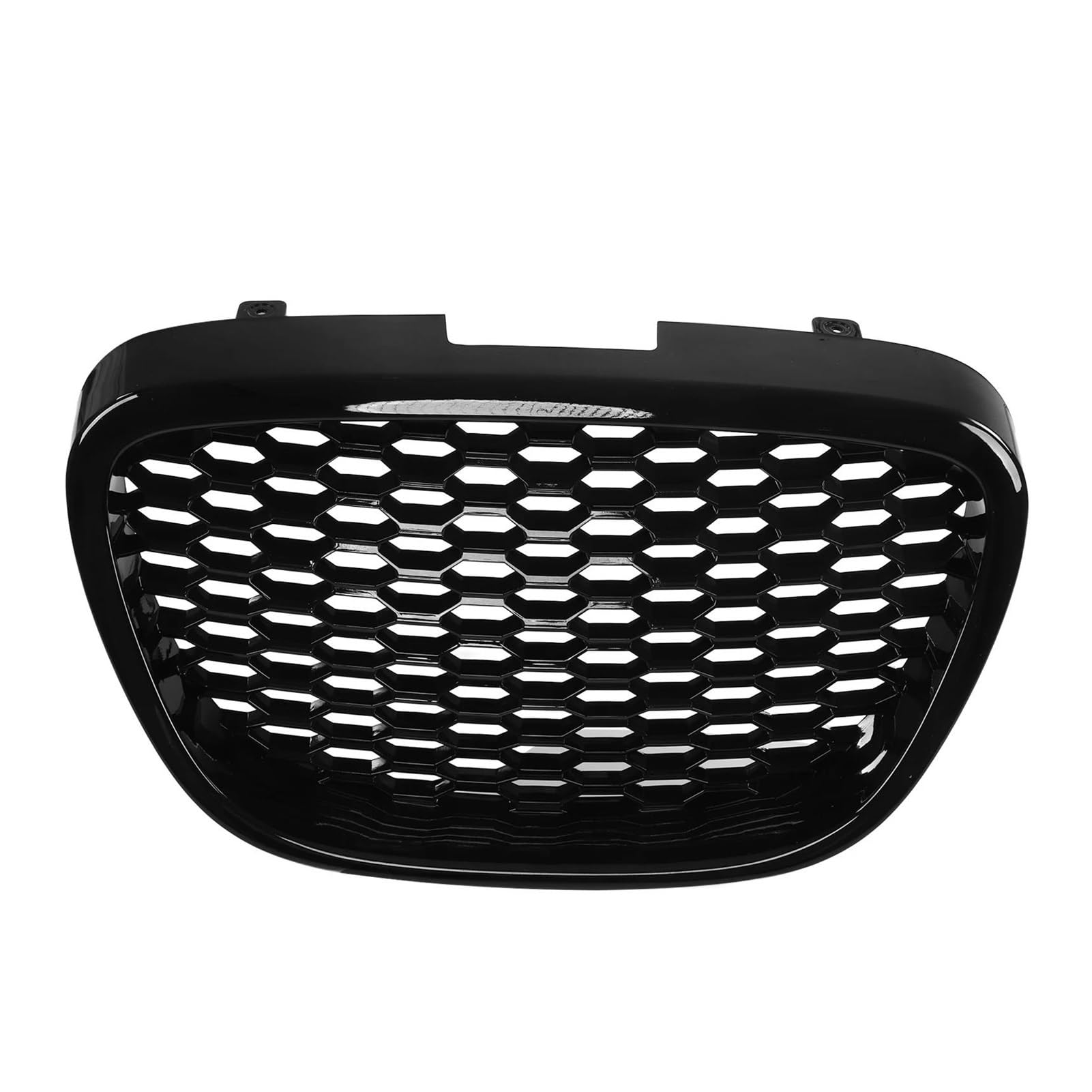 Grill Auto Kühlergrill 1133007 UV Schutz Stoßstange Mesh Grill Glänzend Schwarz Für Sitz Für Leon MK2 1P 2005-2009 Nieren Kühlergrill von HYQHYX