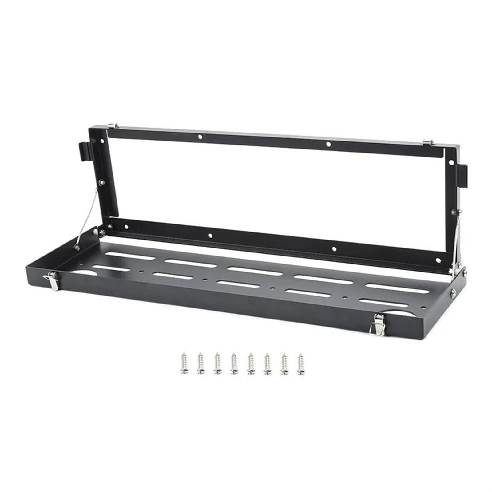 Interieurleisten Trim Auto Heckklappe Faltbare Organizer Racks Zubehör Für Suzuki Für Jimny 2010-2024 JB74 Hinten Tür Aluminium Legierung Lagerung Auto Styling Zierleisten von HYQHYX