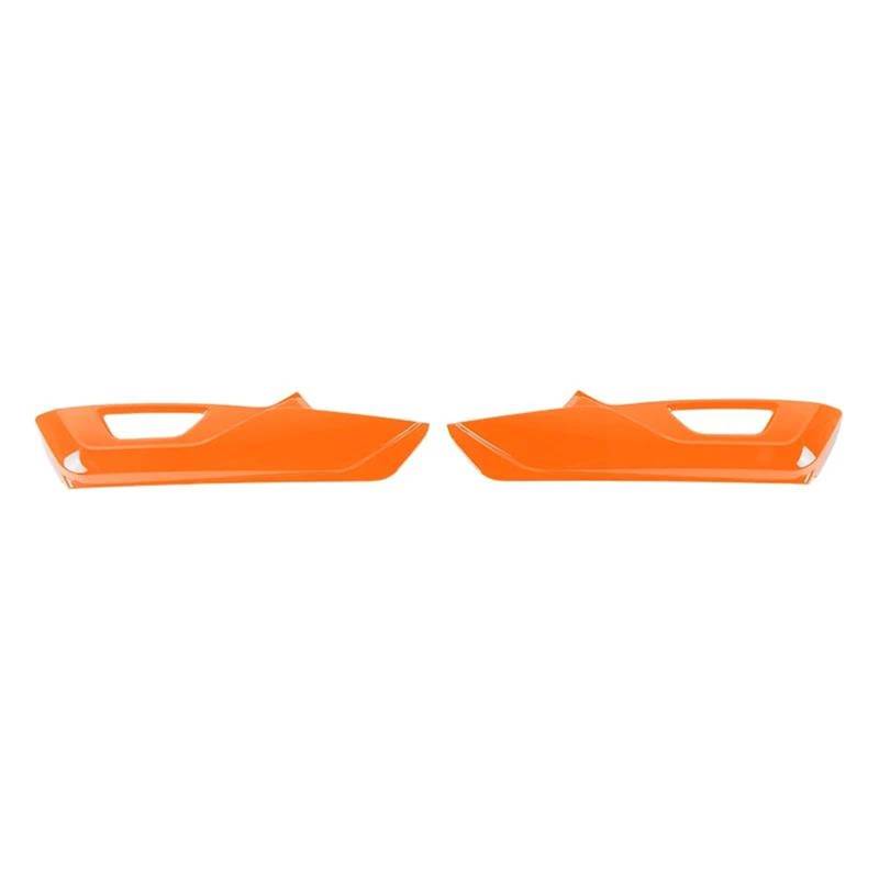 Interieurleisten Trim Auto-Innenleisten Zubehör Für Ford Für Mustang 2015+ Autositz Seitendekoration Panel Aufkleber Abdeckung Auto Styling Zierleisten(Orange) von HYQHYX