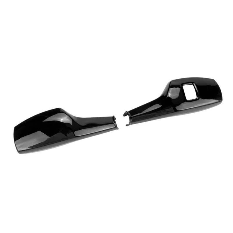 Interieurleisten Trim Auto-Lenkradsäulen-Schaltabdeckung, Blinkerstangenverkleidung Für 1/3/4/5/6/7 Serie F10 F18 F30 F35, Innenausstattung Auto Styling Zierleisten(Glossy Black) von HYQHYX