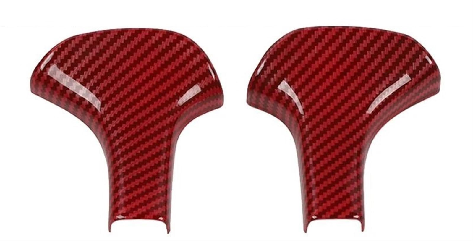 Interieurleisten Trim Autogriff-Getriebekopfhebel-Dekoration, Schaltknauf-Abdeckung, Aufkleber Für Jeep Für Grand Für Cherokee 2014 2015, Innenleisten Auto Styling Zierleisten(Red Carbon Fiber) von HYQHYX