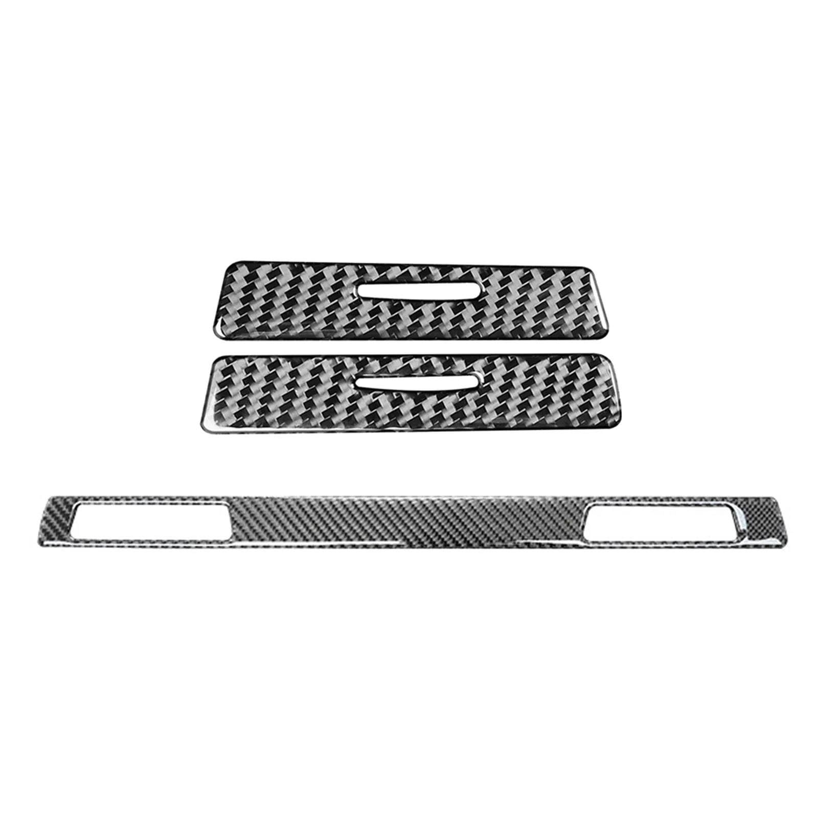 Interieurleisten Trim Carbon Fiber Center Trim Panel Ersatz Innenverkleidung Umbau Für E90 3 Serie 2005-2012 Karosserie-Zubehör Auto Styling Zierleisten(3 Pieces) von HYQHYX