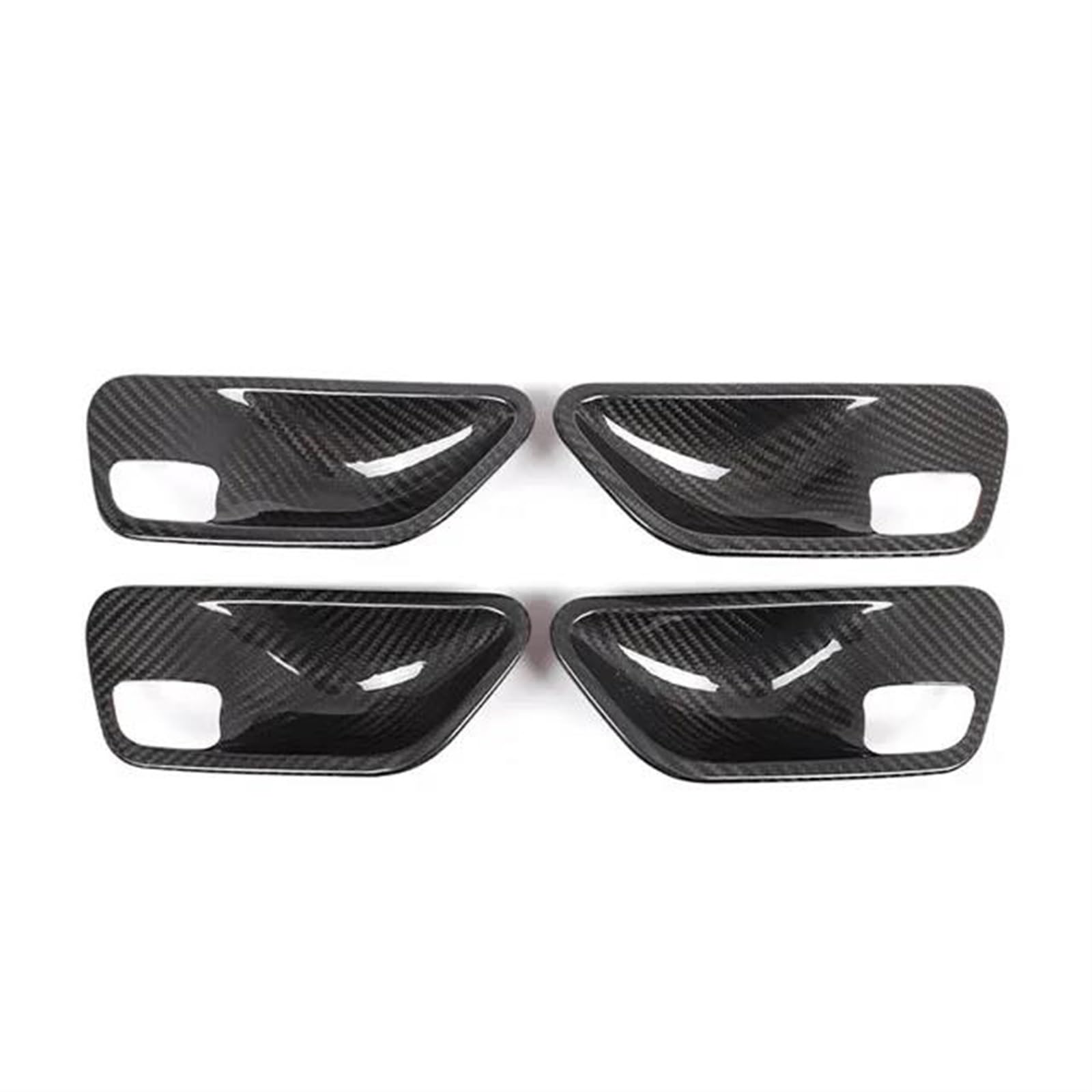 Interieurleisten Trim Für 3 4 Serie 3GT F34 F30 F36 2013-2019 Real Carbon Fiber Auto Tür Innen Tür Schüssel Abdeckung Dekoration Aufkleber Auto Zubehör Auto Styling Zierleisten(Style A 4 Pieces) von HYQHYX