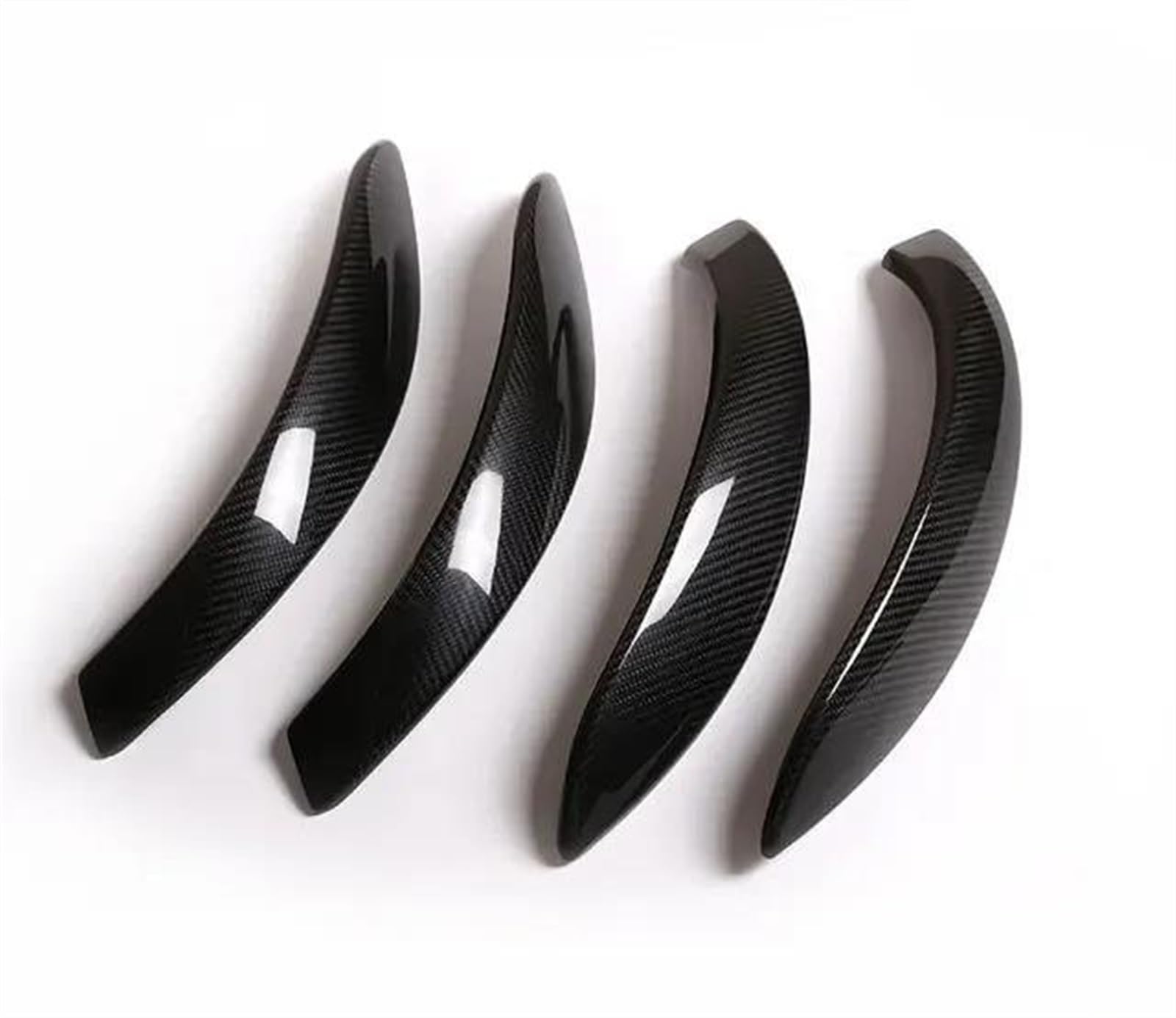 Interieurleisten Trim Für 3 4 Serie 3GT F34 F30 F36 2013-2019 Real Carbon Fiber Auto Tür Innen Tür Schüssel Abdeckung Dekoration Aufkleber Auto Zubehör Auto Styling Zierleisten(Style B 4 Pieces) von HYQHYX