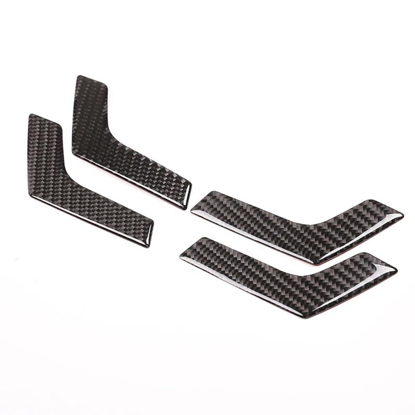 Interieurleisten Trim Für Benz C-Klasse W204 2007–2013, 3K Real Carbon Fiber (weich) Auto-Innentürgriff-Aufkleber, Auto-Innenzubehör Auto Styling Zierleisten von HYQHYX