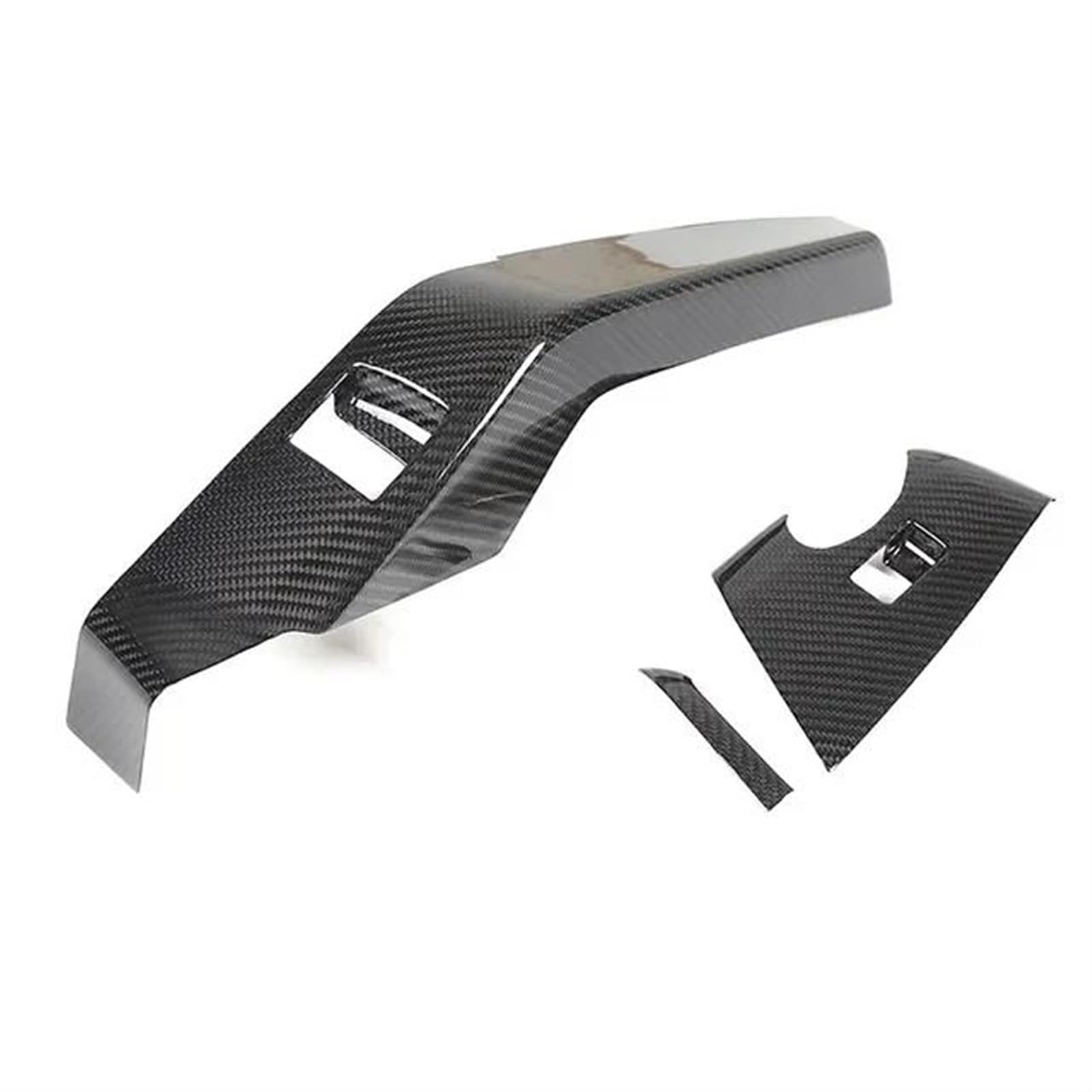 Interieurleisten Trim Für Chevrolet Für Corvette C7 2014-2019 Real Carbon Fiber Auto Tür Fensterheber Schalter Rahmen Abdeckung Trim Aufkleber Auto Zubehör Auto Styling Zierleisten von HYQHYX