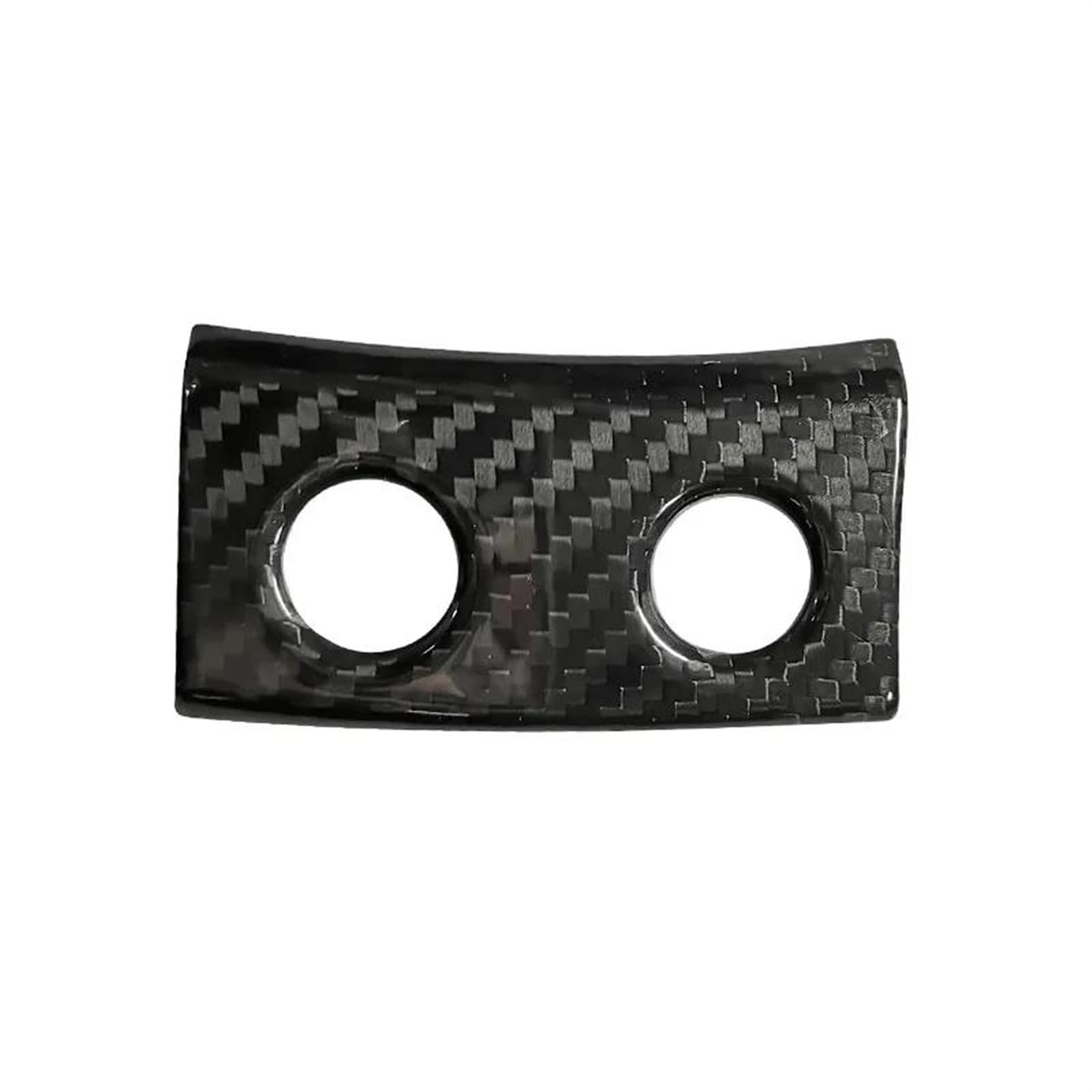 Interieurleisten Trim Für Ferrari 458 2011-2016 Real Carbon Fiber Auto Hinten Tür Stamm Schalter Taste Rahmen Abdeckung Aufkleber Auto Innen Zubehör Auto Styling Zierleisten(Black Carbon Fiber) von HYQHYX