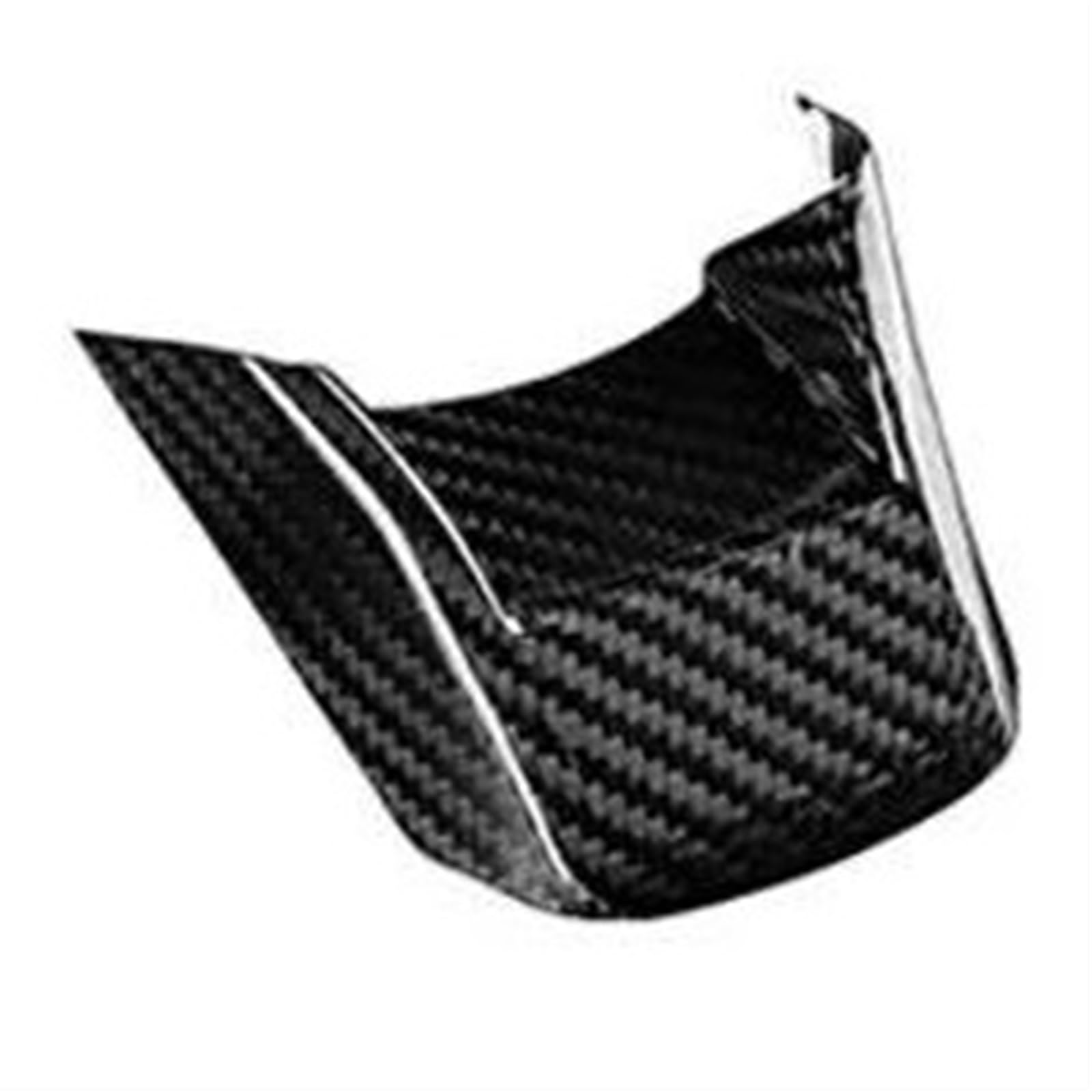 Interieurleisten Trim Für Mini Für Cooper F55 F56 F60 2022 2023 Auto Lenkradknopfabdeckung Aufkleber Panel Real Carbon Fiber Innenausstattung Autozubehör Auto Styling Zierleisten(High Configuration) von HYQHYX