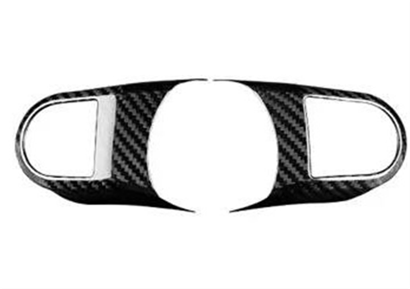 Interieurleisten Trim Für Mini Für Cooper F55 F56 F60 2022 2023 Auto Lenkradknopfabdeckung Aufkleber Panel Real Carbon Fiber Innenausstattung Autozubehör Auto Styling Zierleisten(Side cover A 2pieces) von HYQHYX