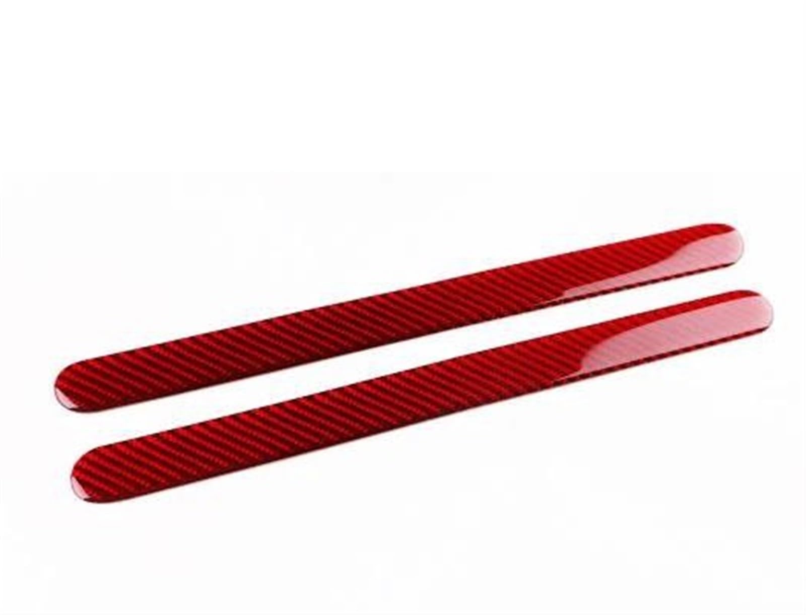 Interieurleisten Trim Für Mini Für Countryman U25 2024 2025 Auto Armlehne Box Seitenstreifen Aufkleber Innenverkleidung Zubehör Weiche Echtkohlefaser Dekoration Auto Styling Zierleisten(Red carbon-2pi von HYQHYX