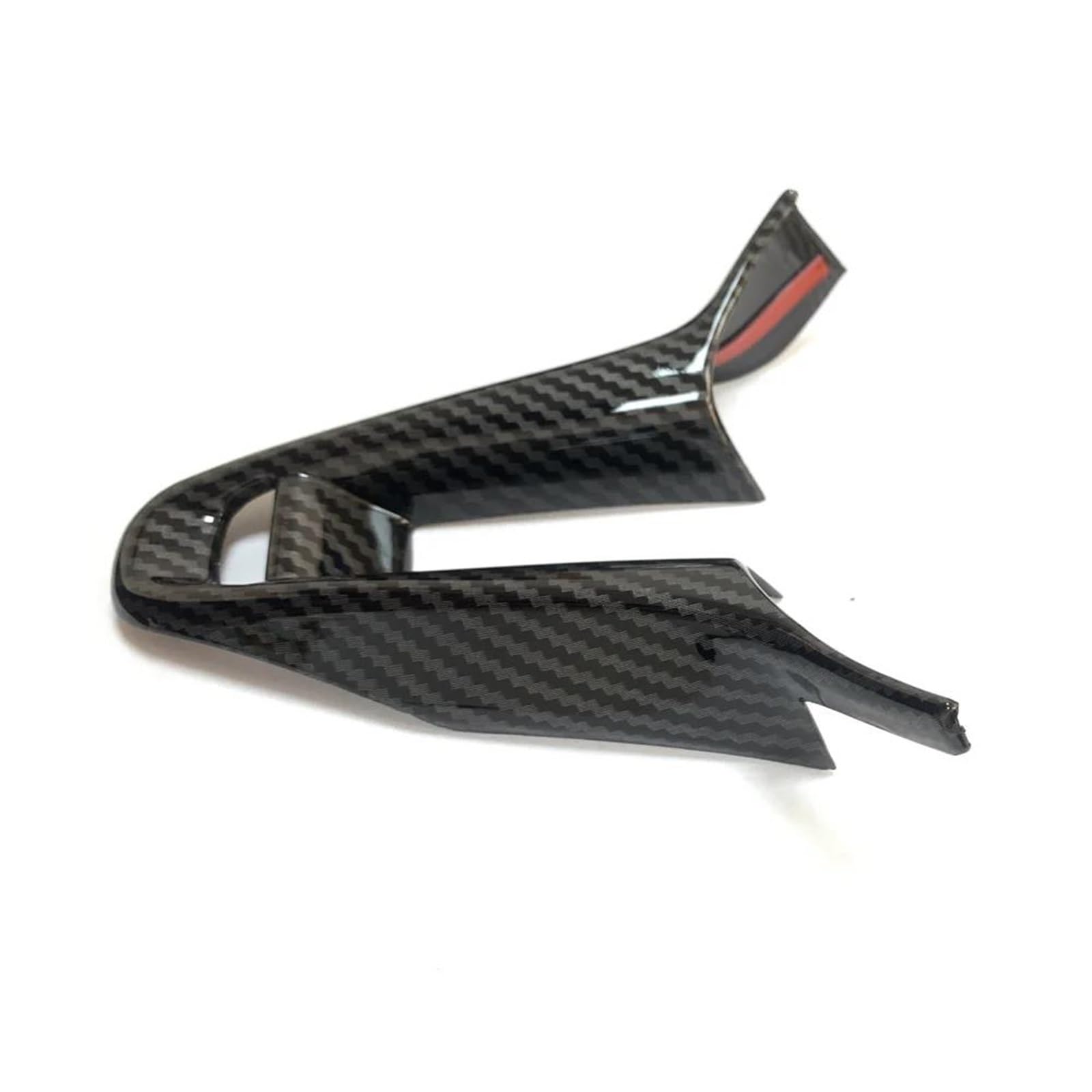 Interieurleisten Trim Innenausstattung Carbon Fiber Style Auto Lenkrad Kinnverkleidung Rahmenabdeckung Für Hyundai I20N Für Kona N Für Elantra N Auto Styling Zierleisten(for Kona N) von HYQHYX