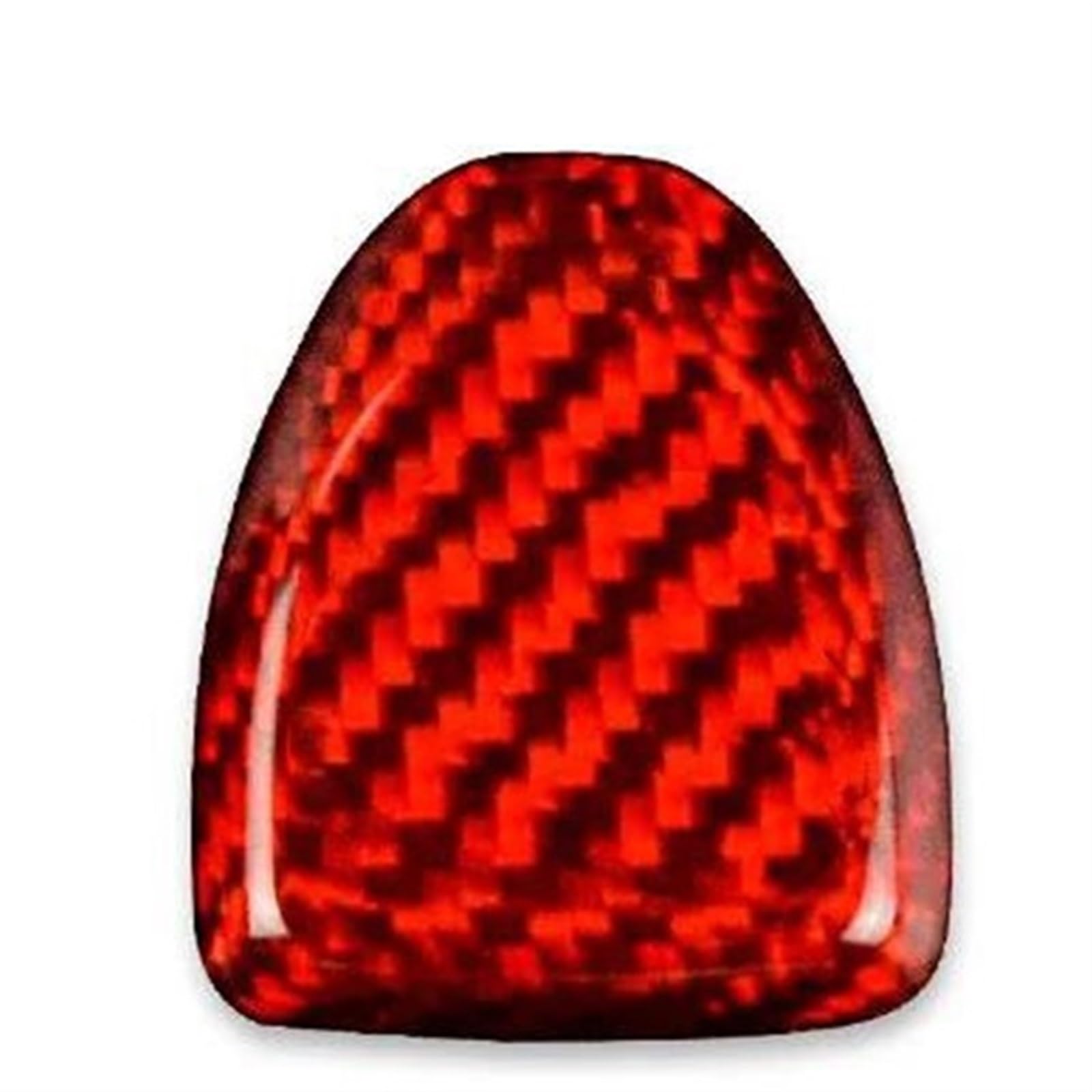 Interieurleisten Trim Kohlefaser Für Mini Für Cooper F54 F55 F56 F57 F60 Zubehör Zündung Motor Start Stop Taste Innenverkleidung Aufkleber Abdeckung Aufkleber Auto Styling Zierleisten(Red Carbon) von HYQHYX