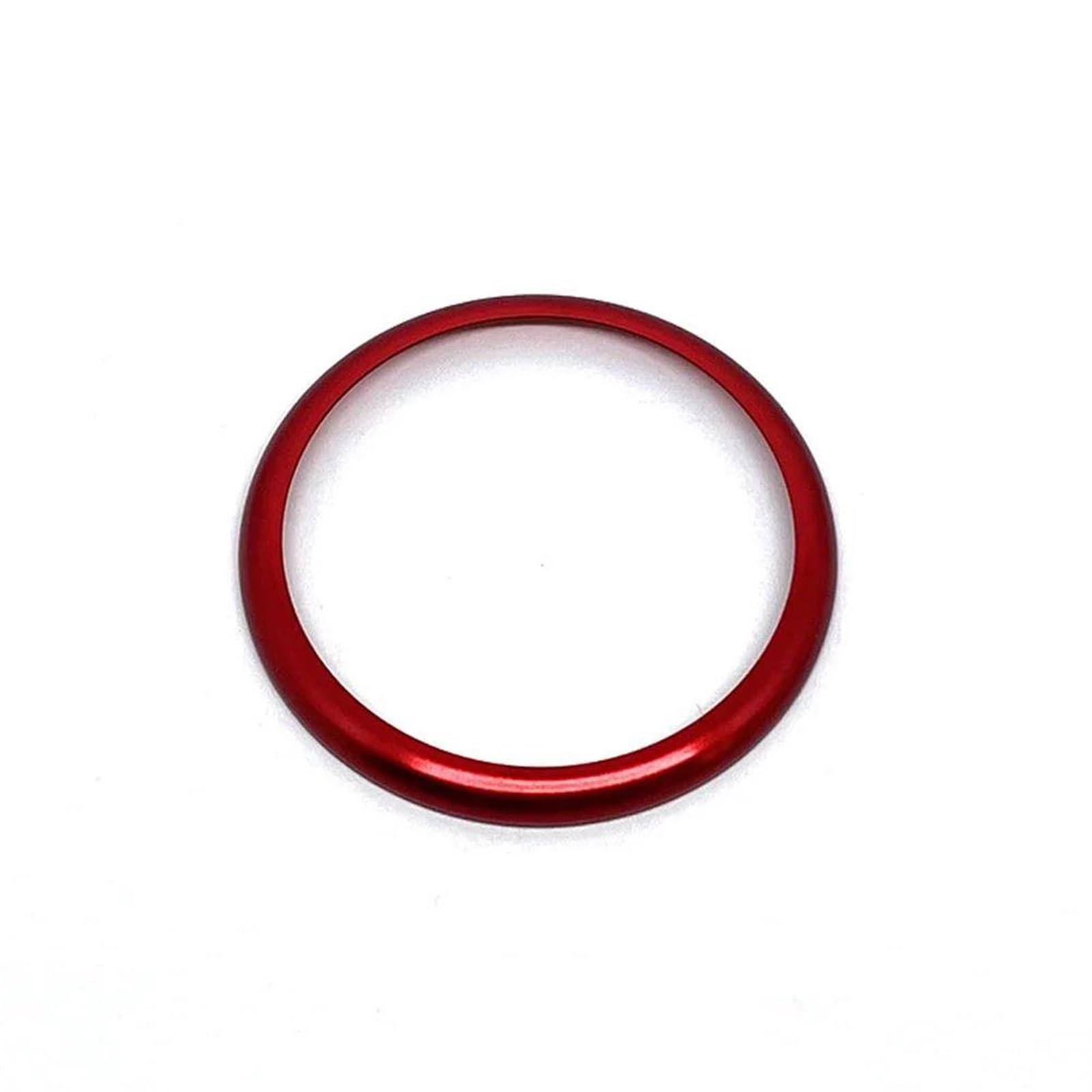 Interieurleisten Trim Roter Aluminium-Autoring, Mittelkonsole, IDrive-Multimedia-Controller-Knopfring Für 1 2 3 4 5 6 7er-Serie Für X3 Für X4 Für X5 Für X6 Auto Styling Zierleisten(Rot) von HYQHYX