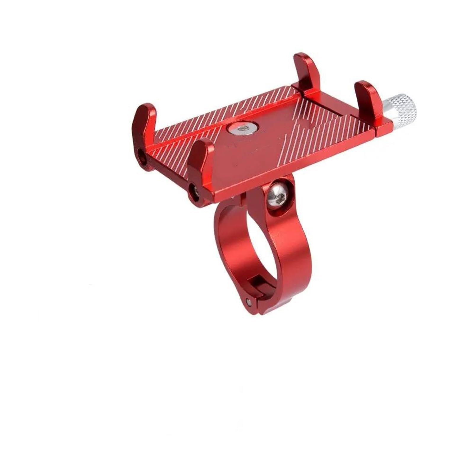 Navigationshalter Aluminium Legierung Fahrrad Telefon Halter Berg Elektrische Fahrzeug Navigation Halterung Reiten X-81 Multifunktionale Radfahren Dekoration Halter Handyhalterung Motorrad(Rot) von HYQHYX