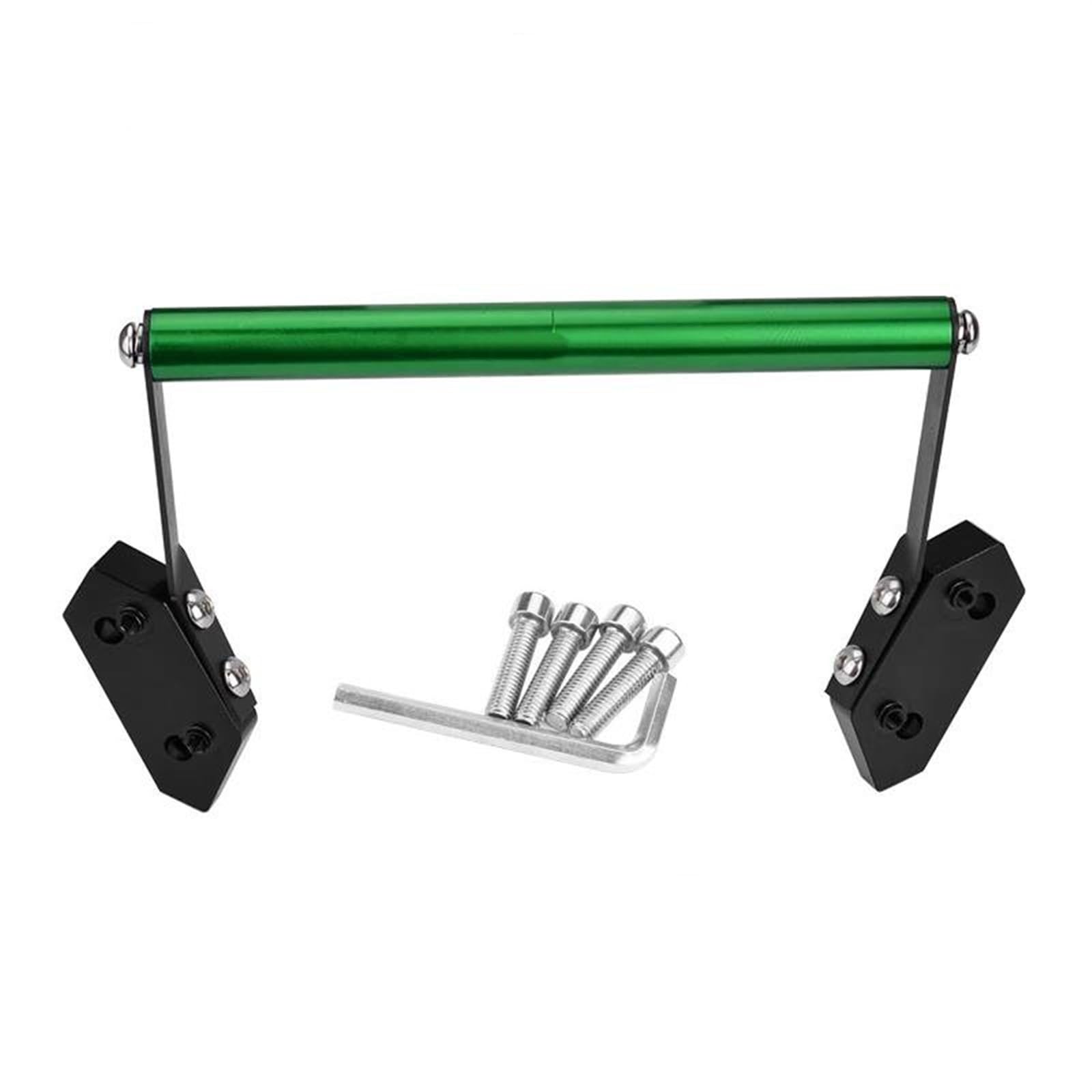 Navigationshalter Motorrad Balance Bar Navigation Halterung Verlängerung Bar GPS Halterung Kompatibel Mit Für Kawasaki Für Ninja 400 250 Halter Handyhalterung Motorrad(Green) von HYQHYX