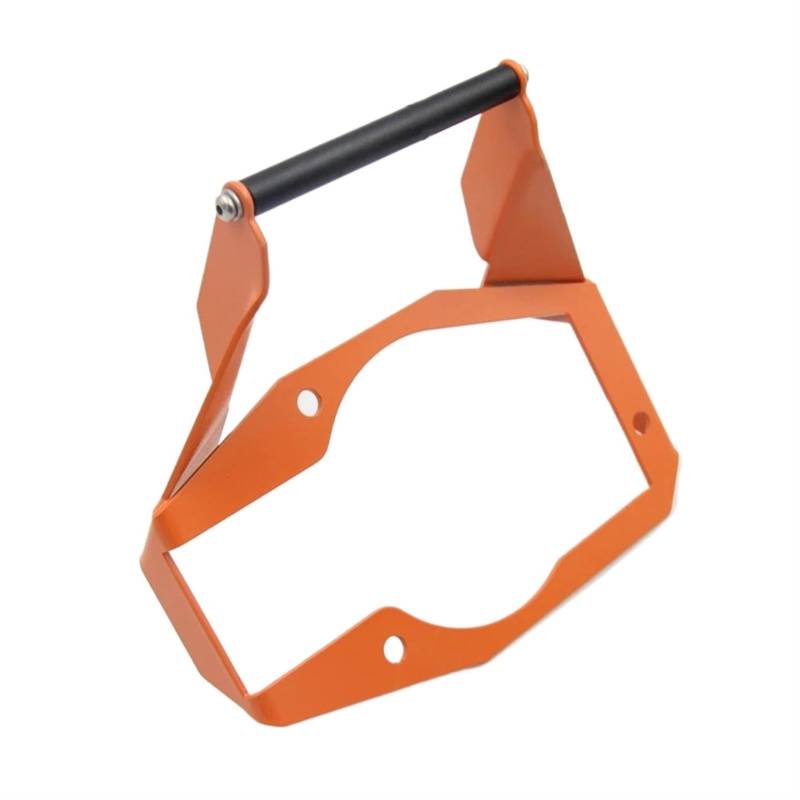 Navigationshalter Motorrad Handy Halter Für 1050 1090 1190 1290 Für ADV GPS Navigation Unterstützung Halter Handyhalterung Motorrad(Orange,12mm) von HYQHYX