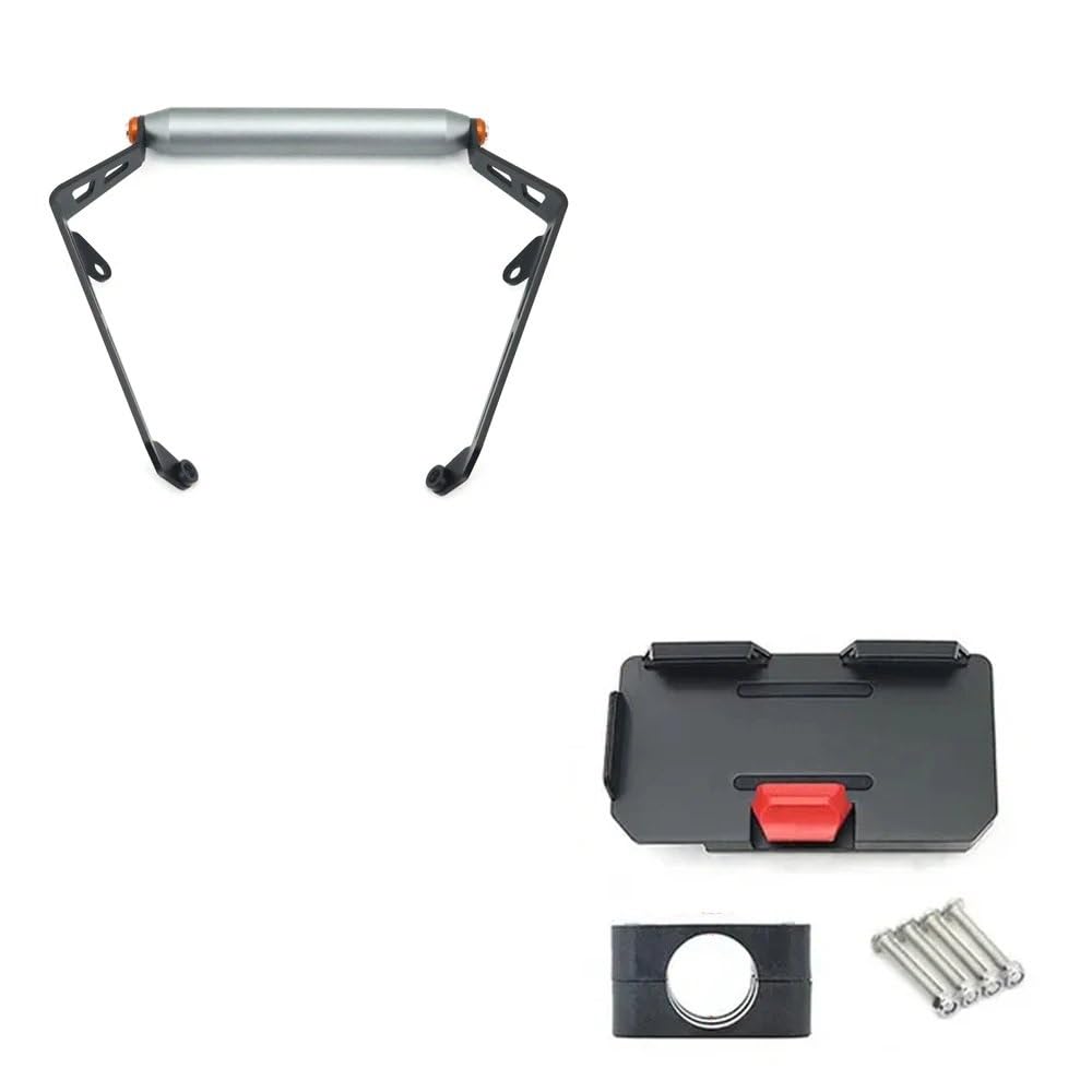 Navigationsplattenhalterung Motorrad GPS Telefon Halter USB & Drahtlose Ladegerät Navigation Halterung Halterung Ständer FÜR Benelli FÜR TRK702 TRK 702 X TRK702X 2022- Telefon GPS Halter(22mm Bracket- von HYQHYX