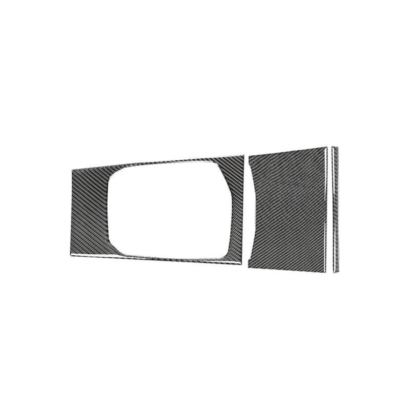 Panel Abdeckung Trim Für 3er G20 G28 2019-2020 Zubehör Kohlefaser Auto Zentrale Gangschaltung Panel Getränkehalter Aufbewahrungsbox Panel Verkleidungsabdeckung Panel Dekoration Trim(Style C(Black)) von HYQHYX