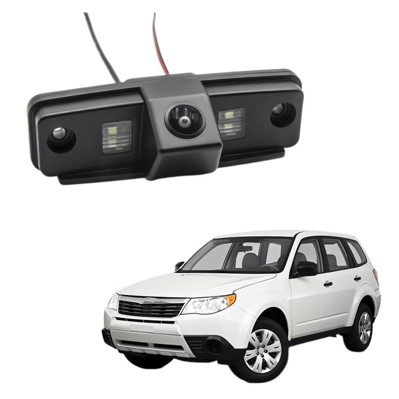 Rückfahrkamera Kabellos CCD HD AHD Fisheye Rückansicht Kamera Auto Reverse Parkplatz Backup-Monitor Nachtsicht Für Subaru Für Forester Für Forester STI 2002~2013 Nachtsicht Rückfahrkamera(A120 CVBS von HYQHYX