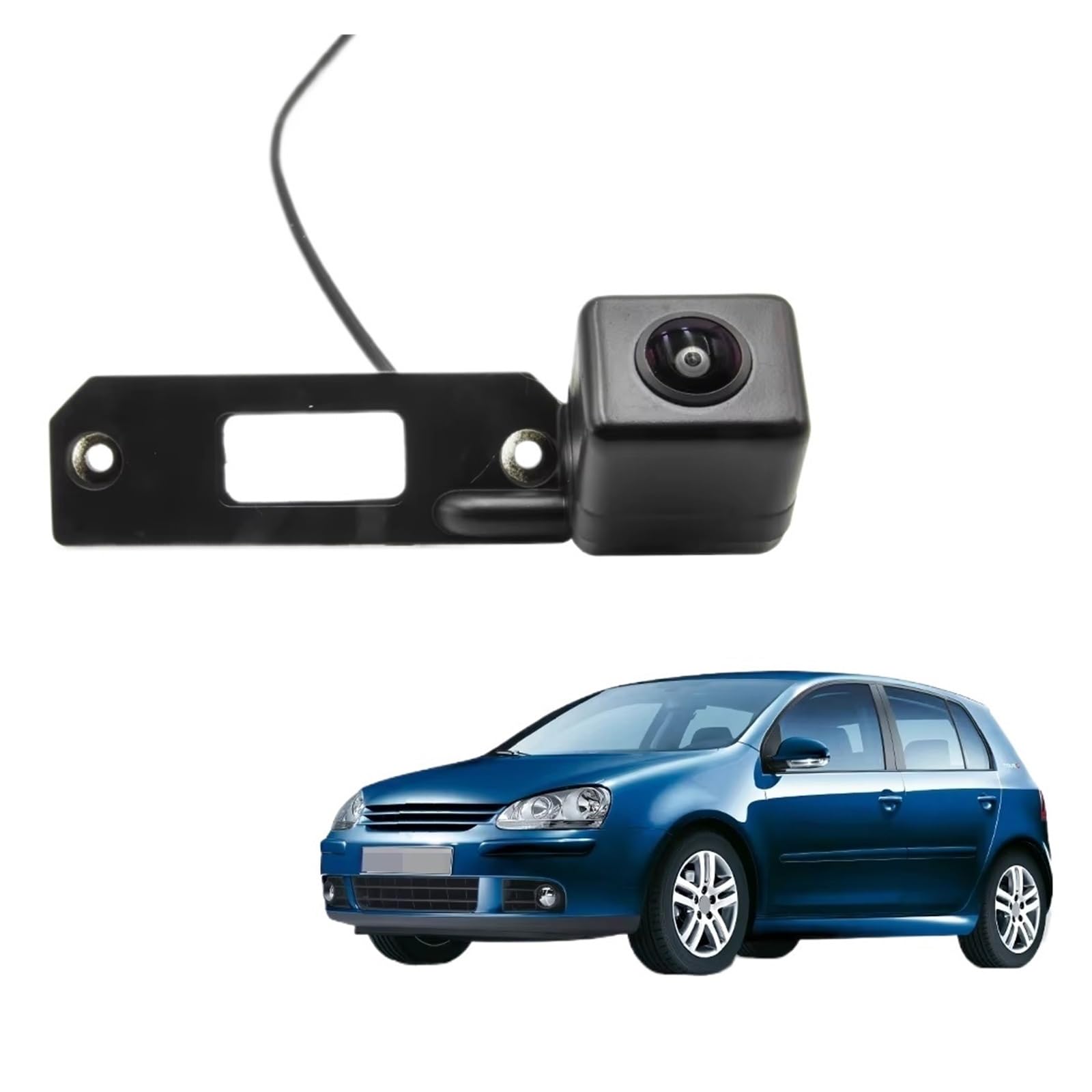 Rückfahrkamera Kabellos CCD HD AHD Fisheye Rückansicht Kamera Auto Reverse Parkplatz Monitor Für VW Für Golf MK5 2003 2004 2005 2006 2007 2008 2009 Nachtsicht Rückfahrkamera(D170 AHD 720P) von HYQHYX