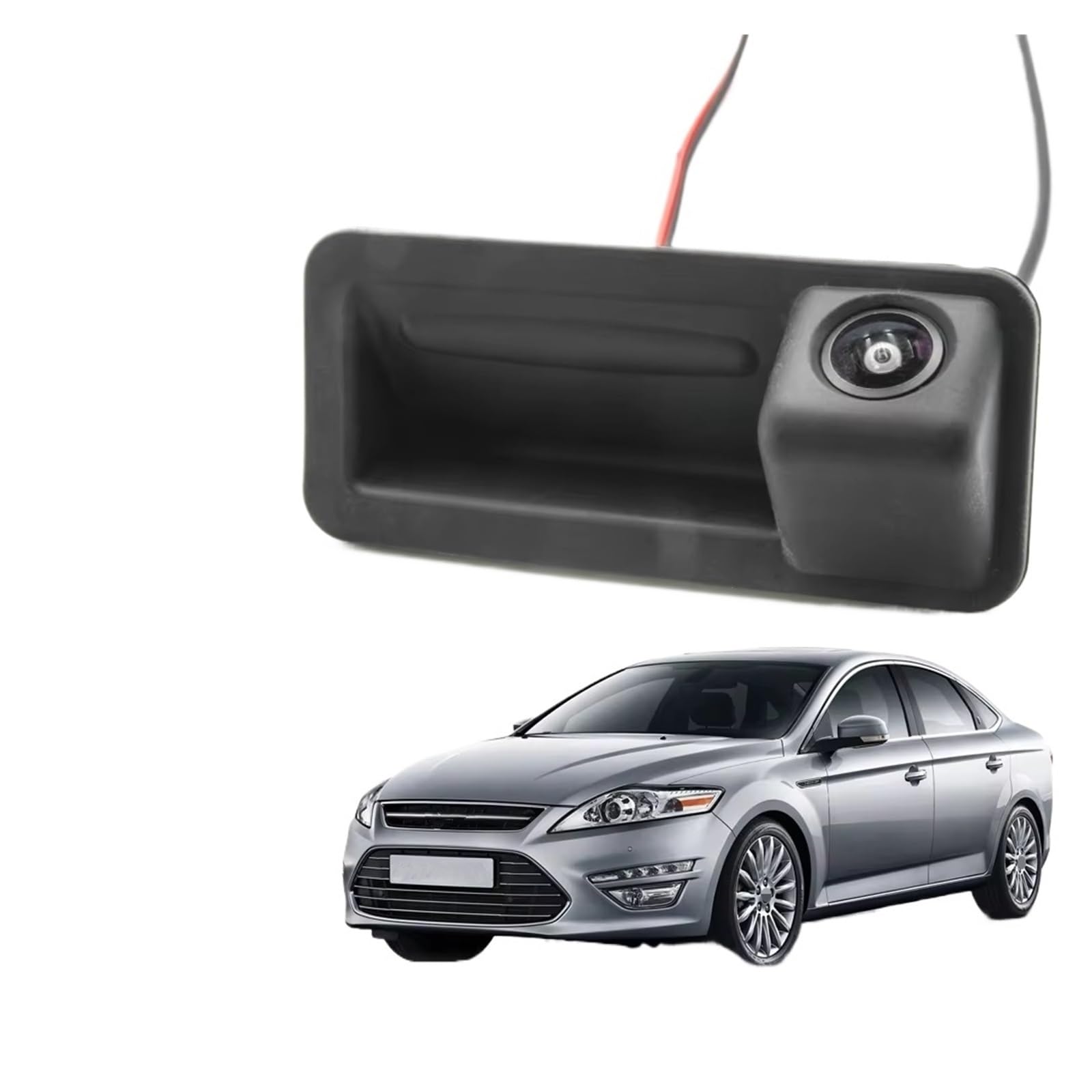 Rückfahrkamera Kabellos CCD HD AHD Fisheye Rückansicht Kamera Auto Stamm Griff Reverse-Monitor Für Ford Für Mondeo Mk4 2008 2009 2010 2011 2012 2013 2014 Nachtsicht Rückfahrkamera(A120 CVBS 680x480) von HYQHYX