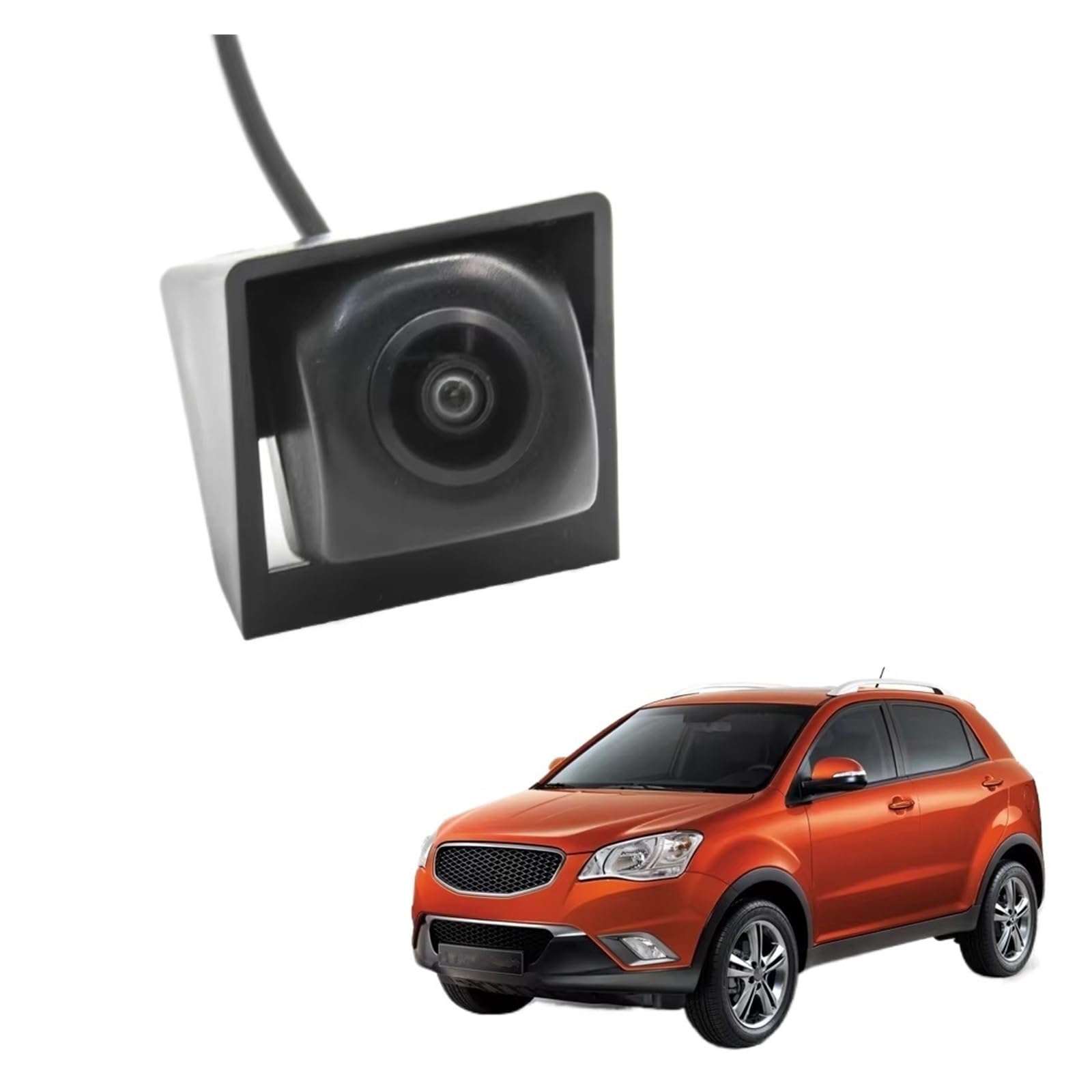 Rückfahrkamera Kabellos HD 1280*720 Fisheye Rückansicht Kamera Parkplatz Monitor Für SsangYong Für Korando Neue Für Actyon 2010 2011 2012 2013 2014 2015 Nachtsicht Rückfahrkamera(Camera with Filter) von HYQHYX