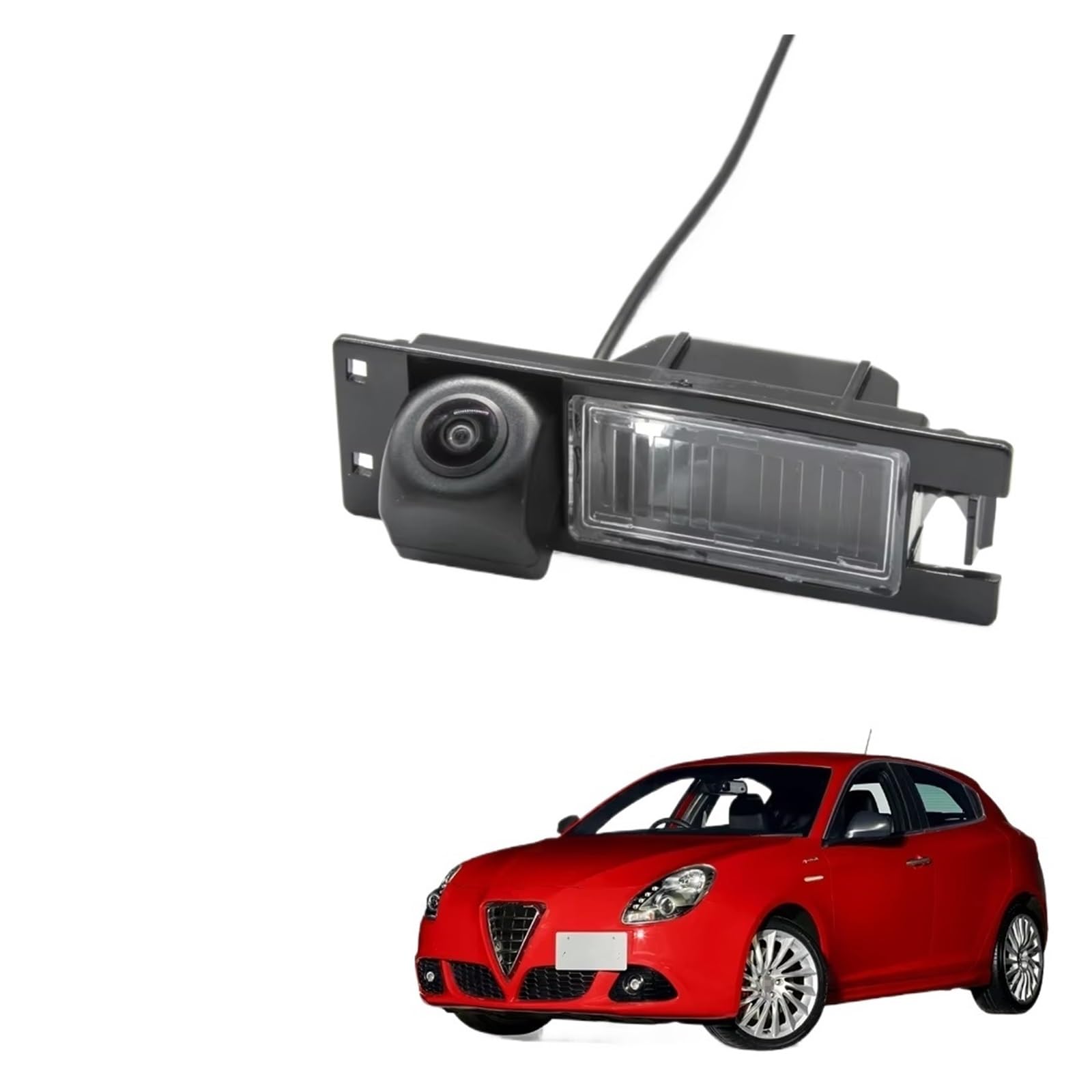 Rückfahrkamera Kabellos HD 1280*720 Fisheye Rückansicht Kamera Parkplatz Zubehör Für Alfa Für Romeo Für Giulietta 940 2010-2018 Für Alfa Für Romeo GT 2003-2018 Nachtsicht Rückfahrkamera(Camera N 5 Fol von HYQHYX